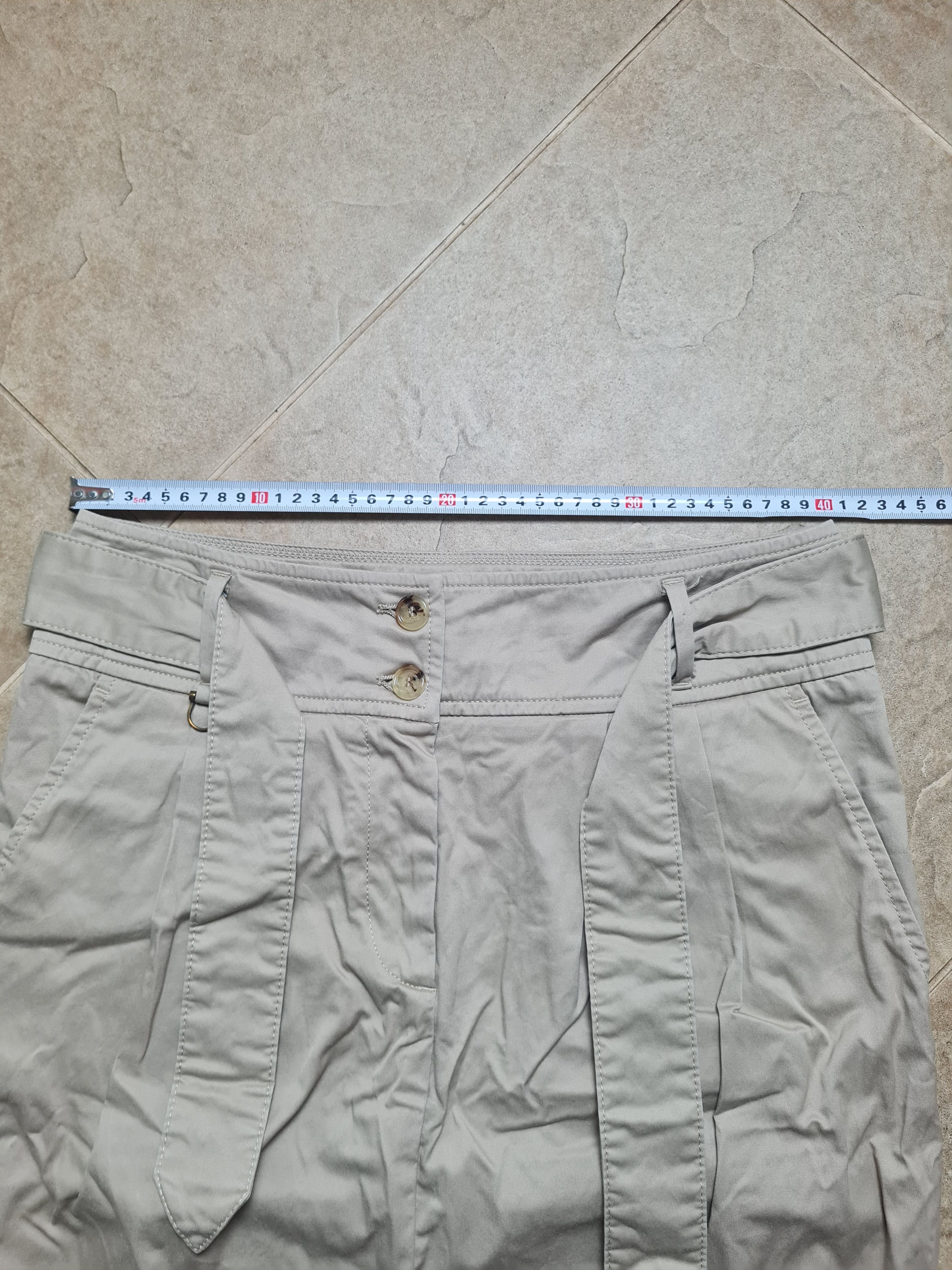 Burberry Trench Skirt Burberry Pleated Belt Buttons Classic Luxury Size 30" / US 8 / IT 44 - 5 Thumbnail
