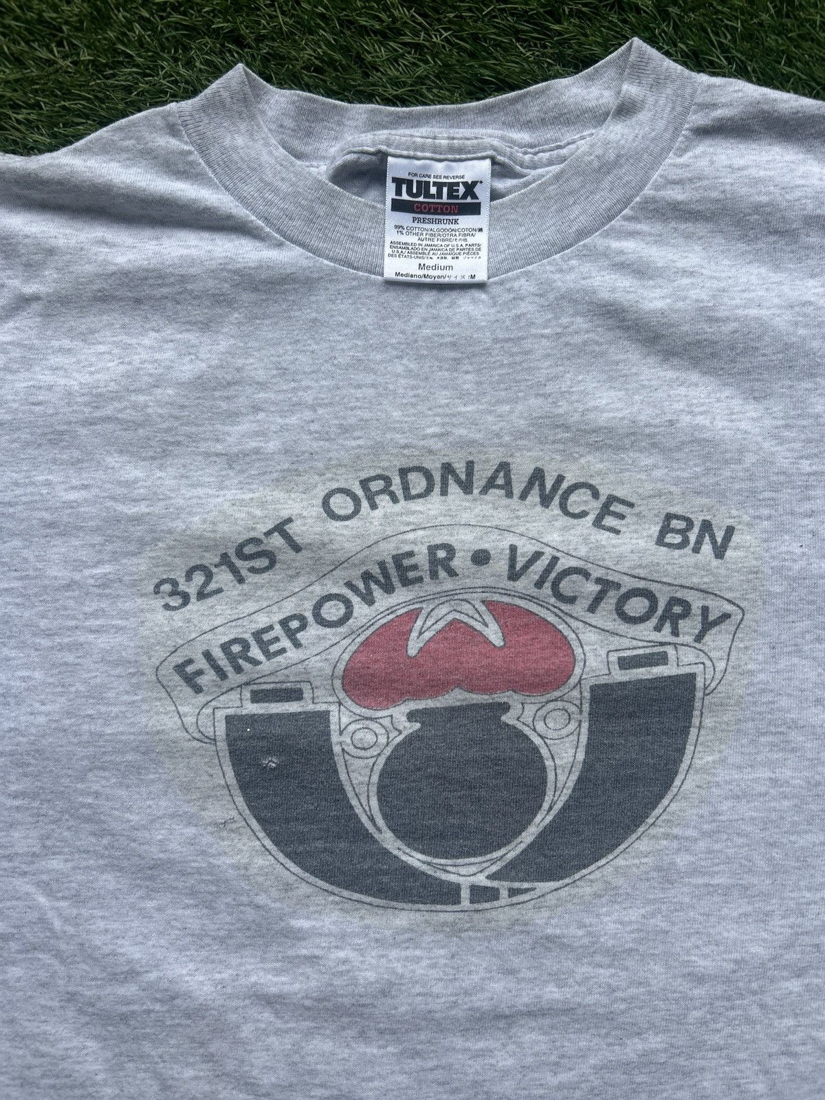 Vintage Vintage 90’s 321st Ordnance U.S. Army Military T-Shirt Size US M / EU 48-50 / 2 - 2 Thumbnail