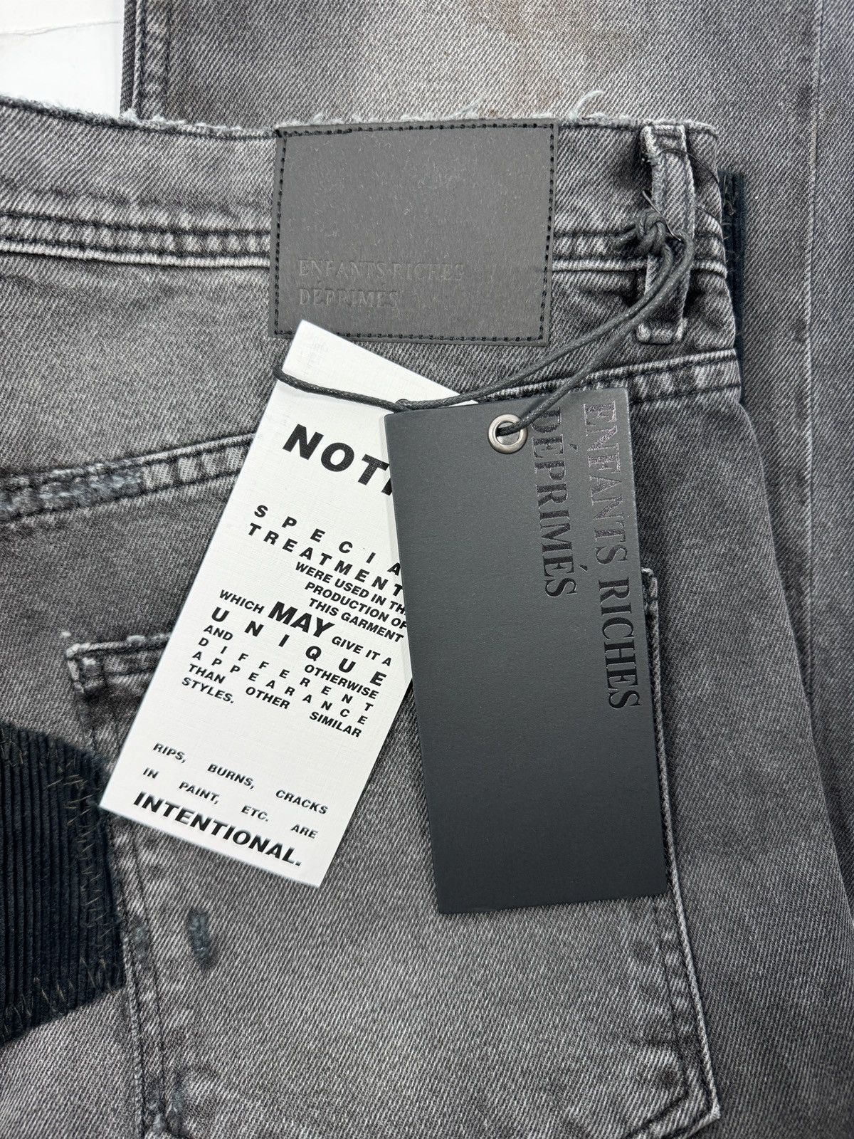 Enfants Riches Deprimes PATCH WORK SLIM FLARED DISTRESSED JEANS Size US 34 / EU 50 - 4 Thumbnail