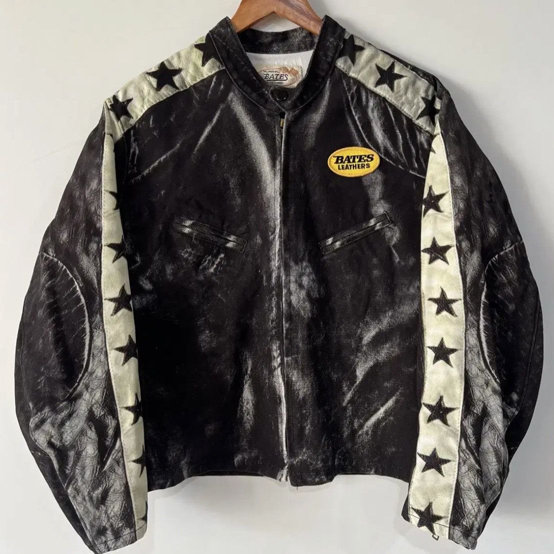 ジャケット・アウター JUNYA WATANABE Leather Bates Jacket Black Bates Edition Jacket by Junya Watanabe on Sale