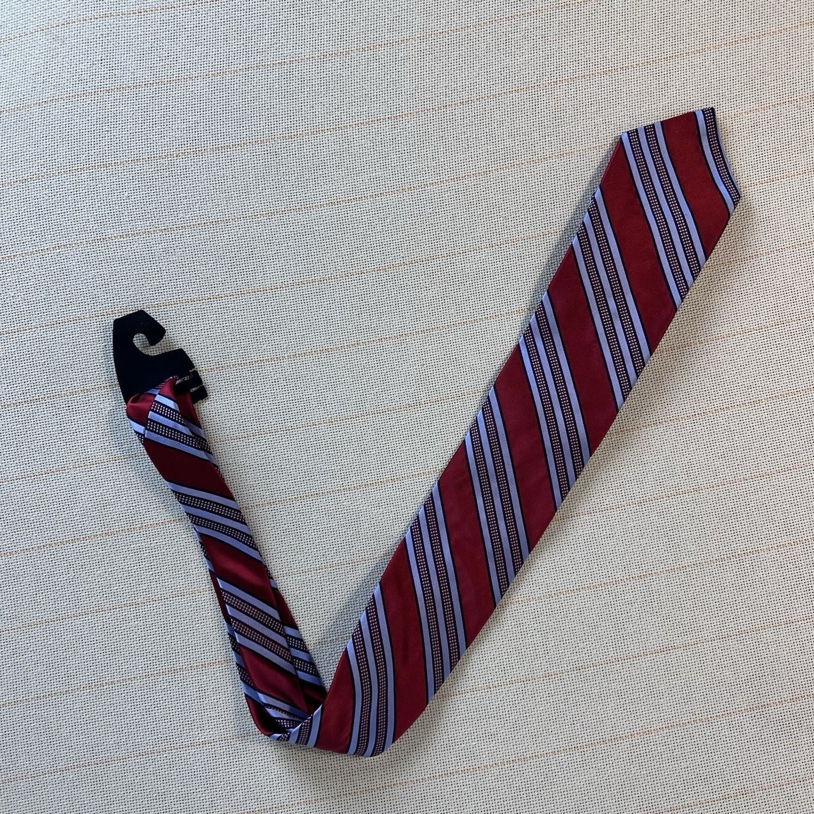 Ike Behar Ike Behar for Neiman Marcus Red White Blue Necktie Tie Silk Size ONE SIZE - 2 Thumbnail