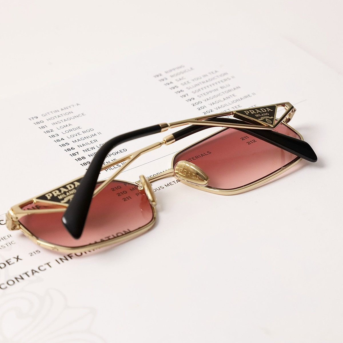 Prada PRADA 0PR A51S SUNGLASSES Size ONE SIZE - 9 Thumbnail