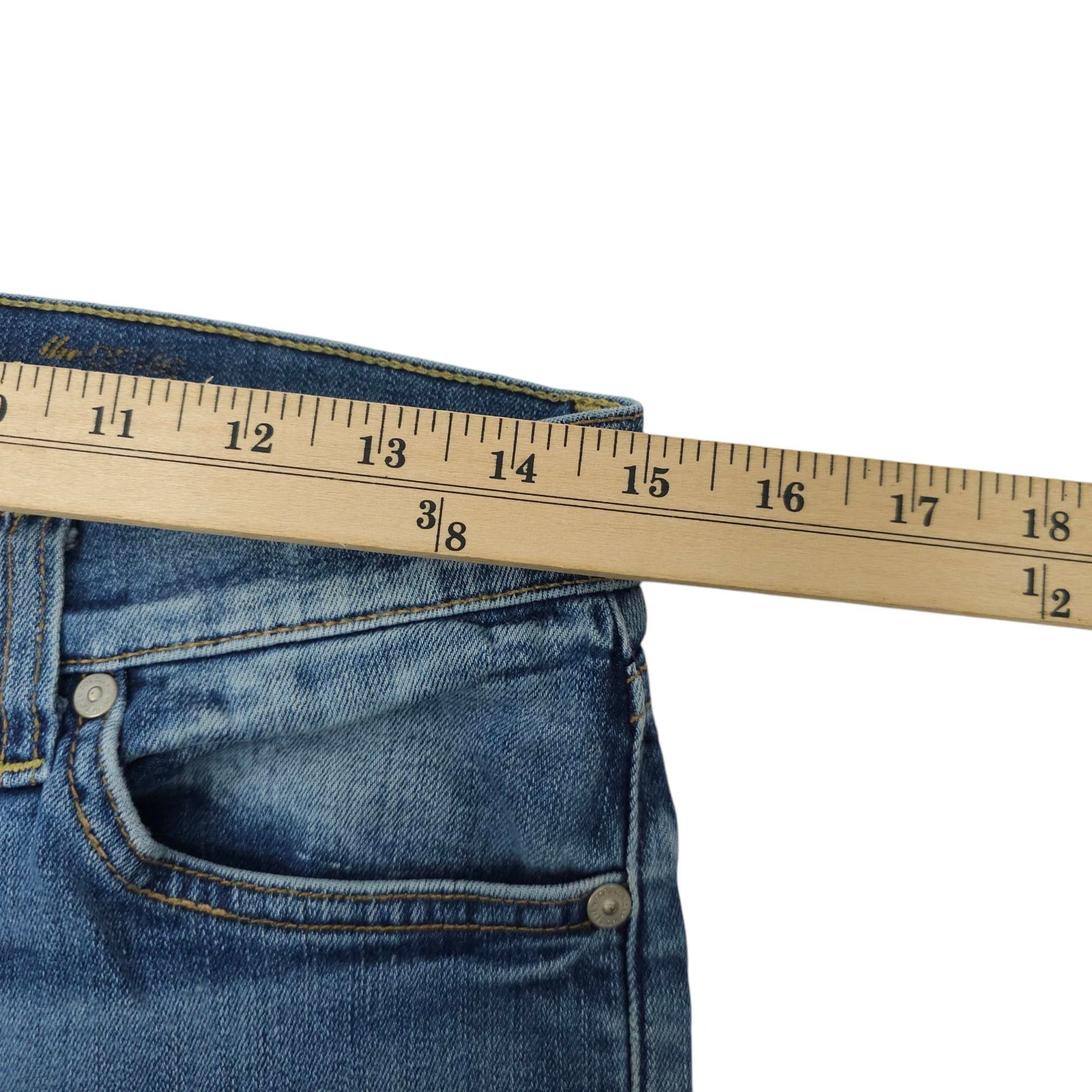 7 For All Mankind 7 For All Mankind The Ankle Skinny Stretch Denim Womens 29 Size 29" - 12 Thumbnail