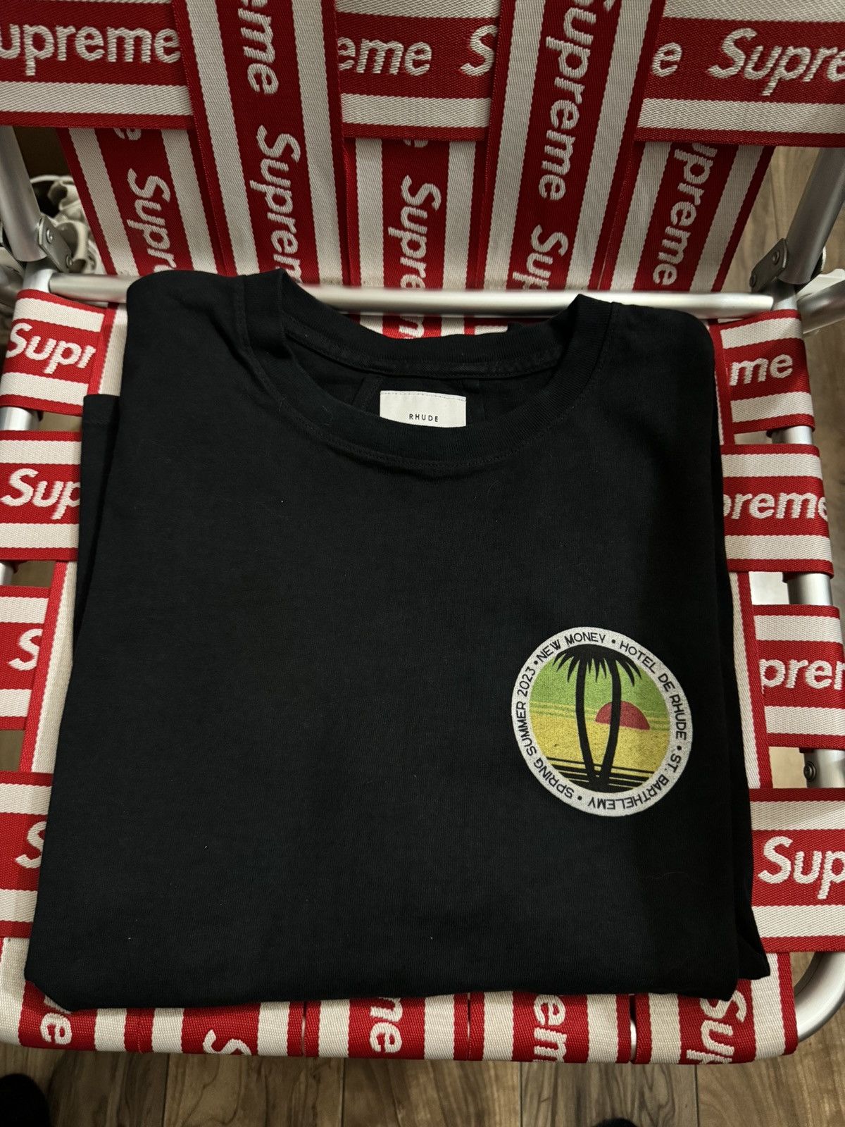 Rhude Rhude Hotel De Rhude New Money T-shirt Size US L / EU 52-54 / 3 - 1 Thumbnail