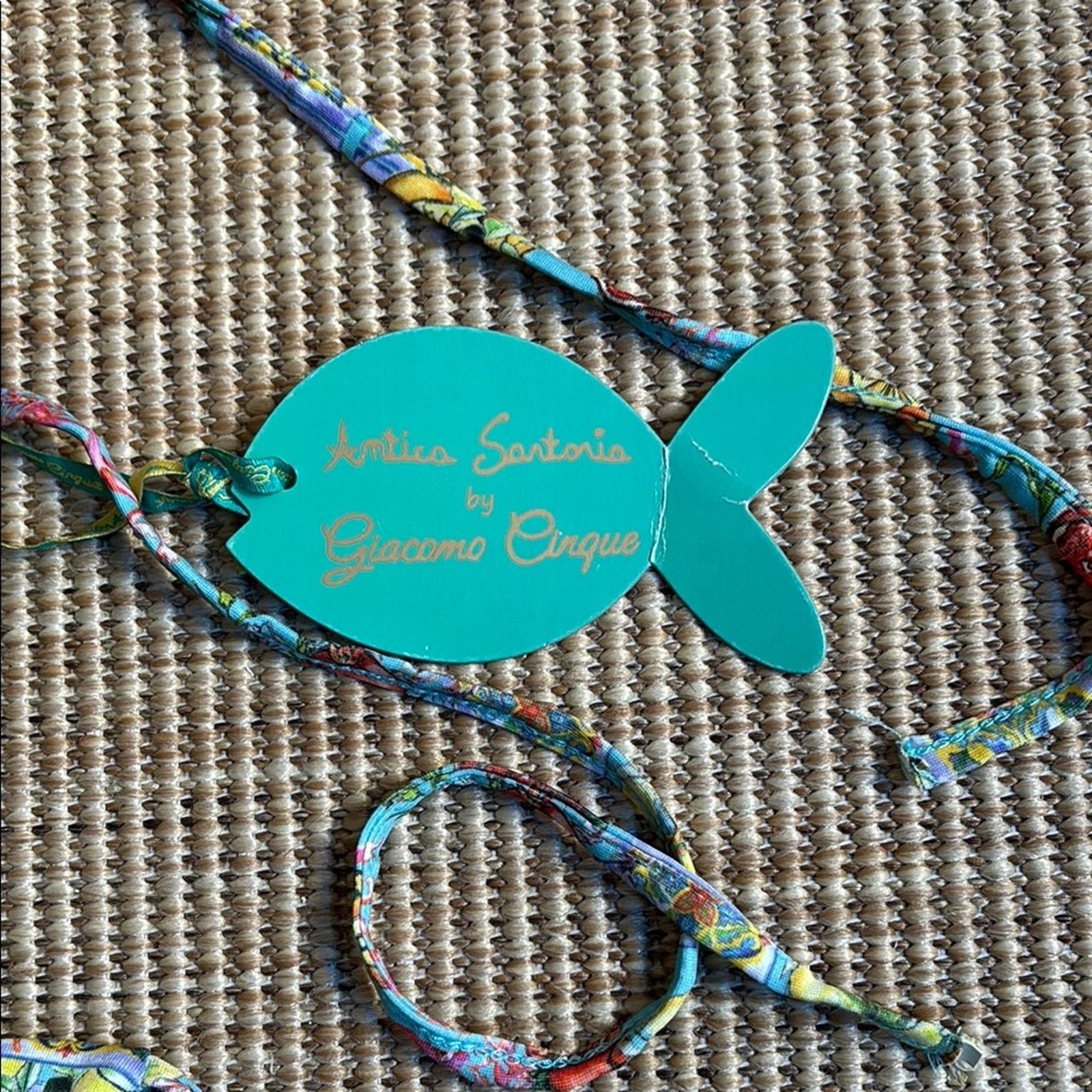 Other NWT Antica Sartoria Positano Colorful Bikini Set Size S Size ONE SIZE - 6 Thumbnail