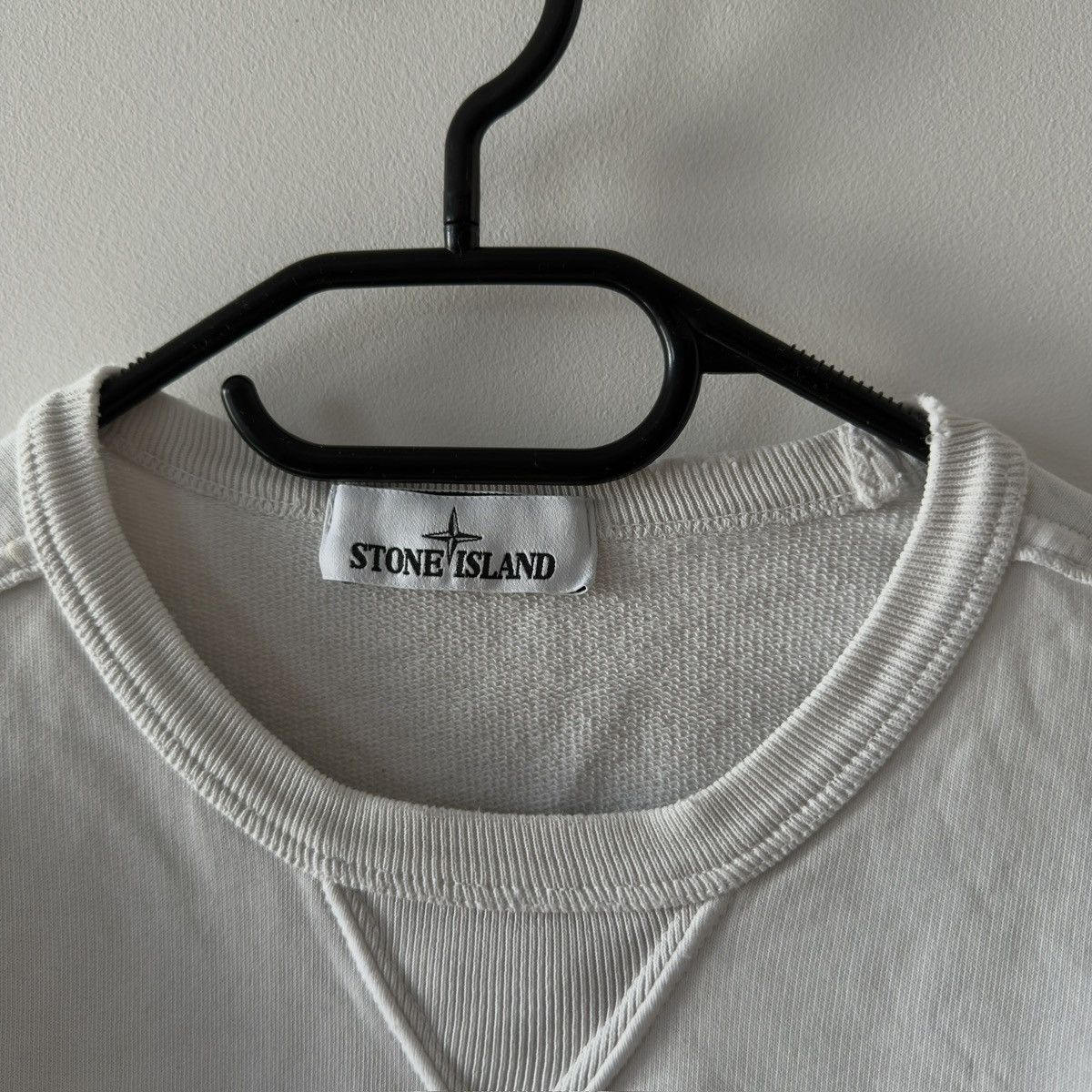 Stone Island White Stone island hoodie crewneck casual Size US L / EU 52-54 / 3 - 2 Thumbnail