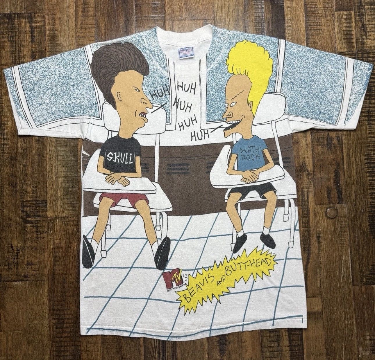 Mtv 1993 Beavis and Butt-Head Tee Single Stitch MTV All Sport L Size US XL / EU 56 / 4 - 2 Thumbnail