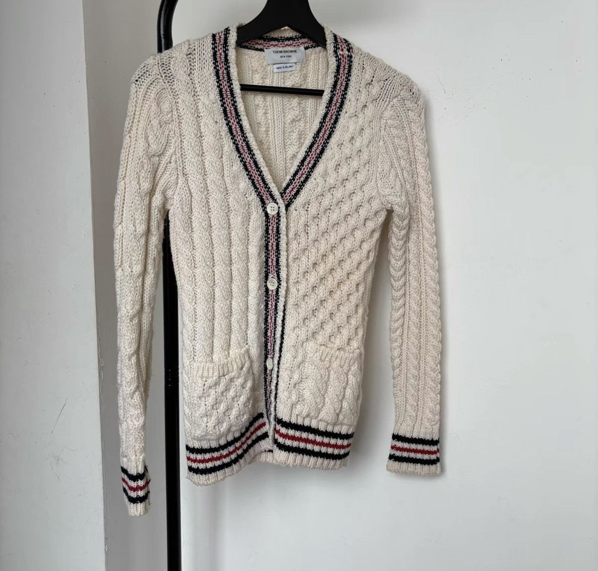 Thom Browne Thom Browne Wool Knit Cardigan Size US S / EU 44-46 / 1 - 1 Thumbnail