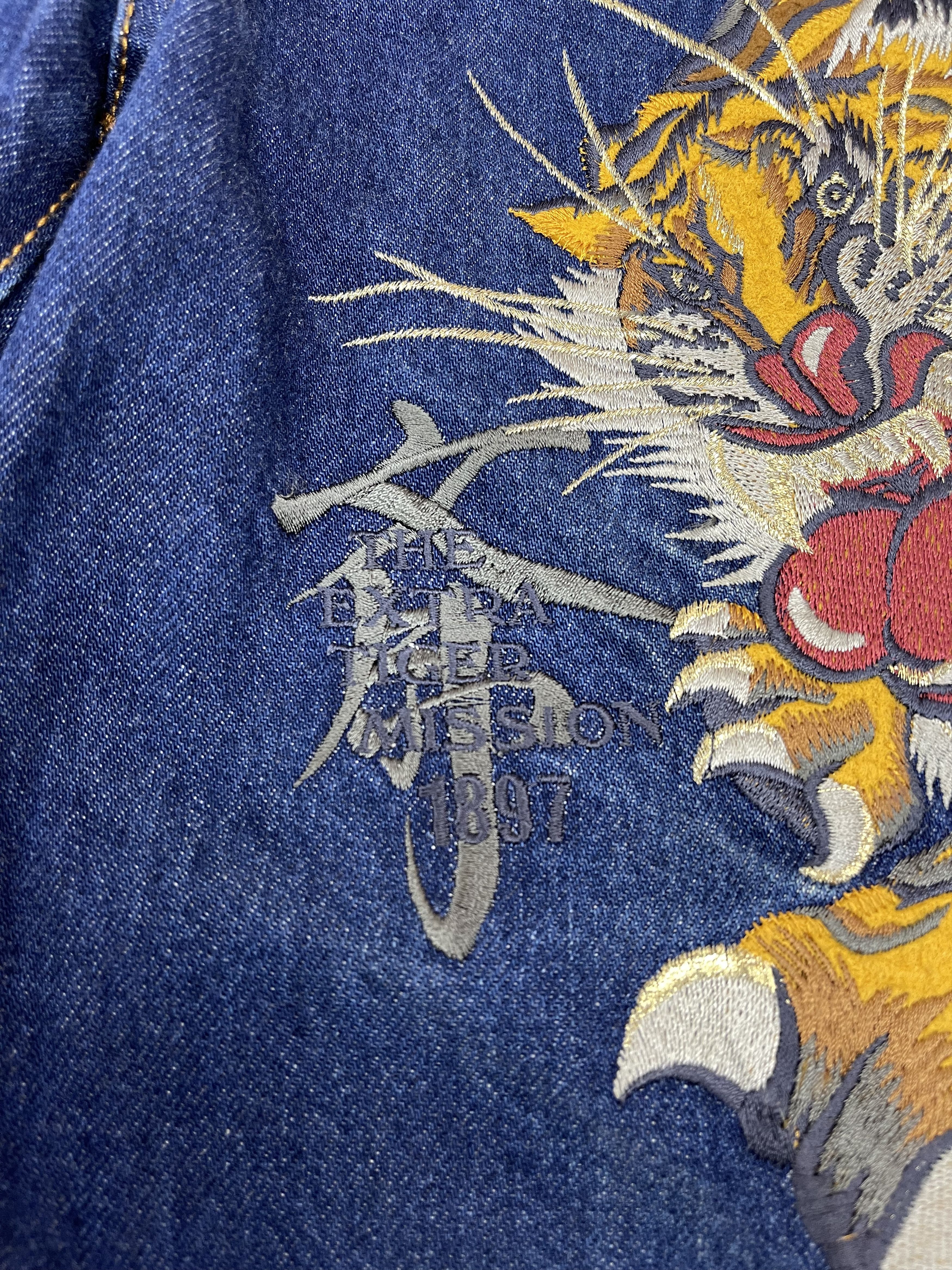 Kansai Yamamoto KANSAI IMPACT Denim Jeans Rare Design #1152/AO Size US 31 - 5 Thumbnail