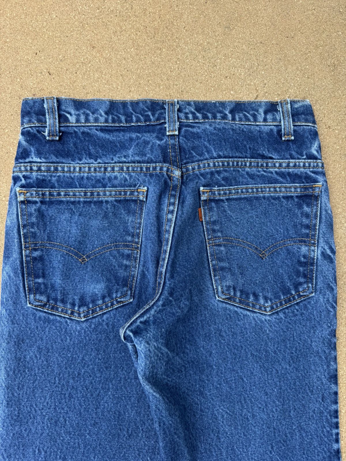 Levi's Vtg 80’s Levi’s 684 Orange Tab Bellbottom Flare Jeans 29x29 Size US 29 - 7 Thumbnail