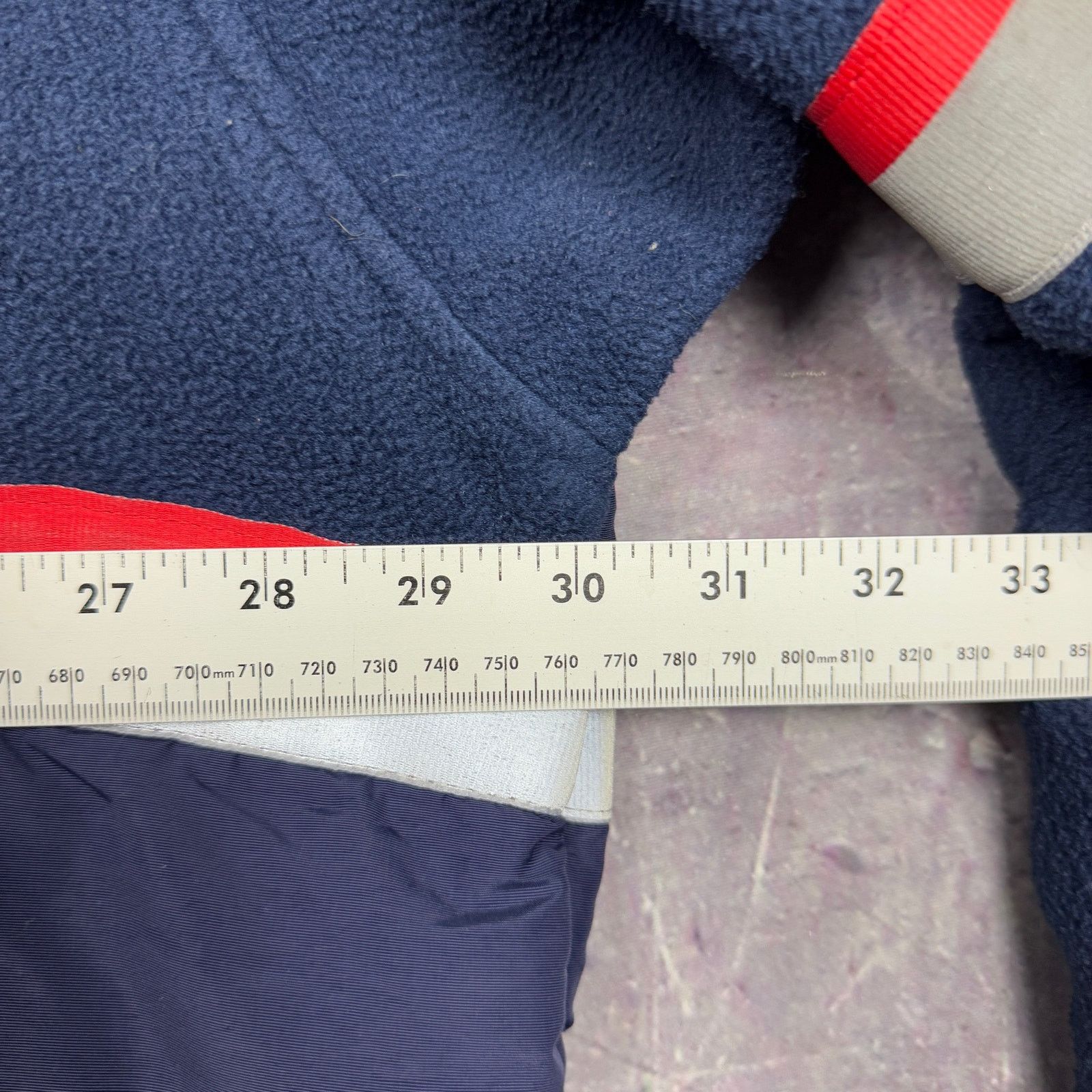 Vintage 90s Navy Blue USPS Reflective USA Made Fleece Jacket 1360 Size US XXL / EU 58 / 5 - 8 Thumbnail