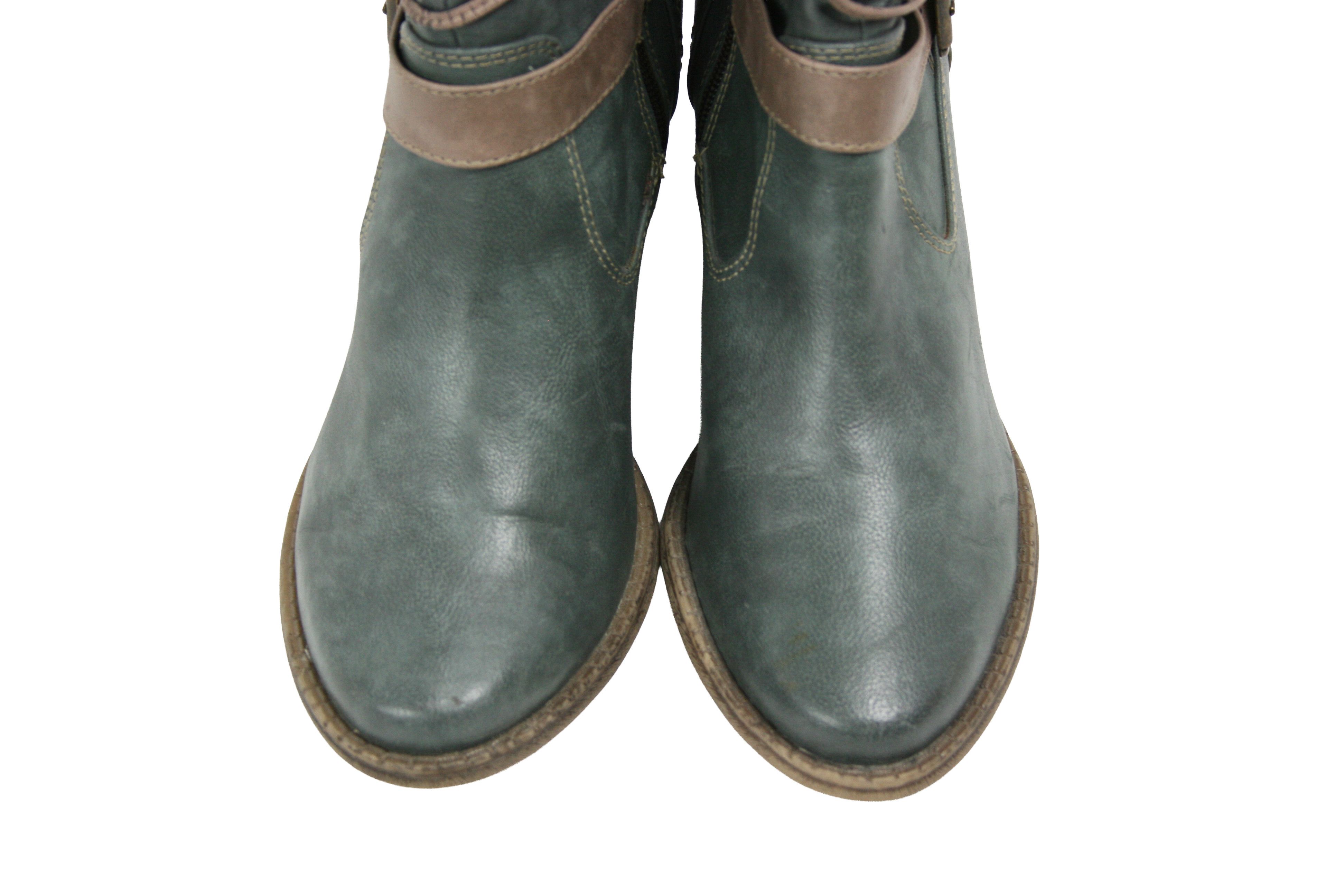 Mustang 00S Y2K Avant Garde Biker Laced Boots Vintage Size US 9 / IT 39 - 5 Thumbnail