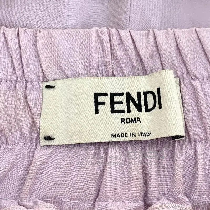 Fendi Fendi Purple Cotton Women's Shorts . Size 23" - 4 Thumbnail