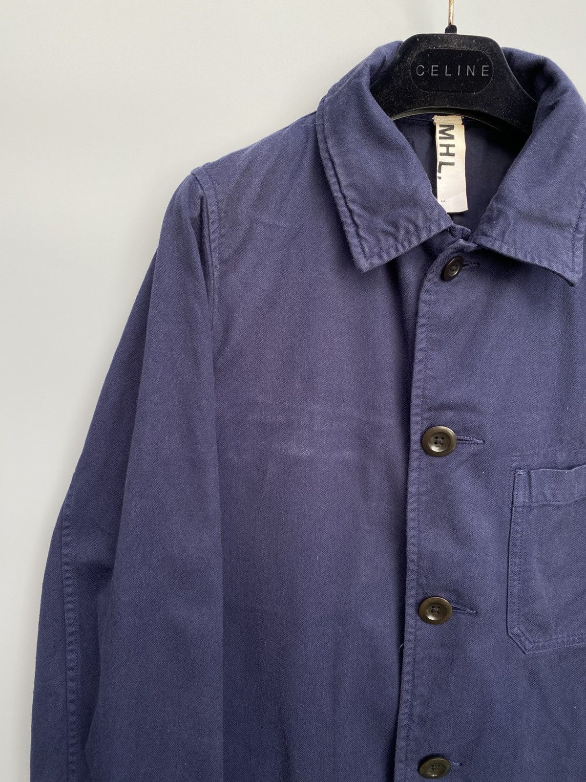 Margaret Howell 90s Margaret Howell Indigo Workwear Coat Size US XS / EU 42 / 0 - 3 Thumbnail