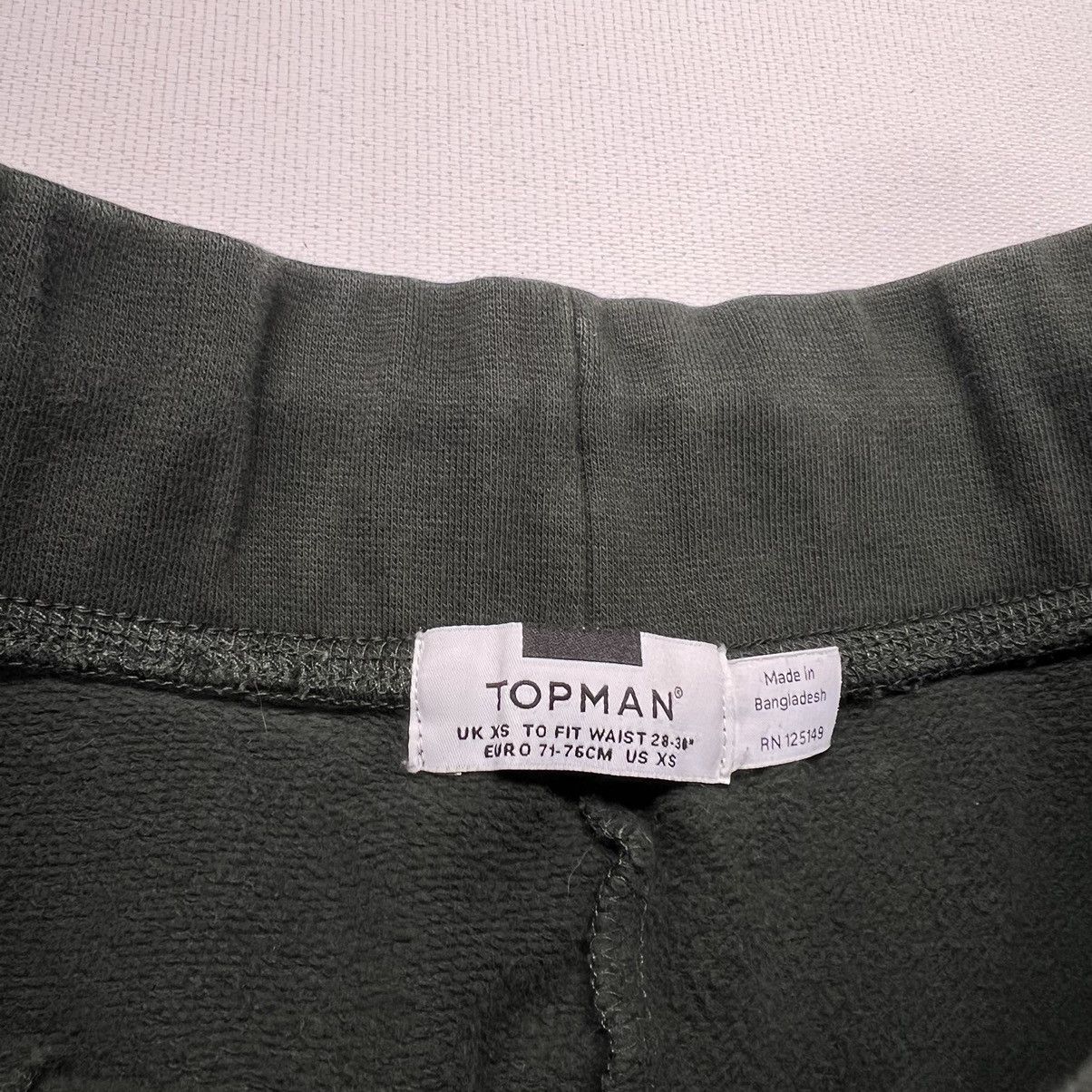 Topman Topman Sweatpants Green Jogger Drawstring Casual Olive Y2K Size US 28 / EU 44 - 5 Thumbnail