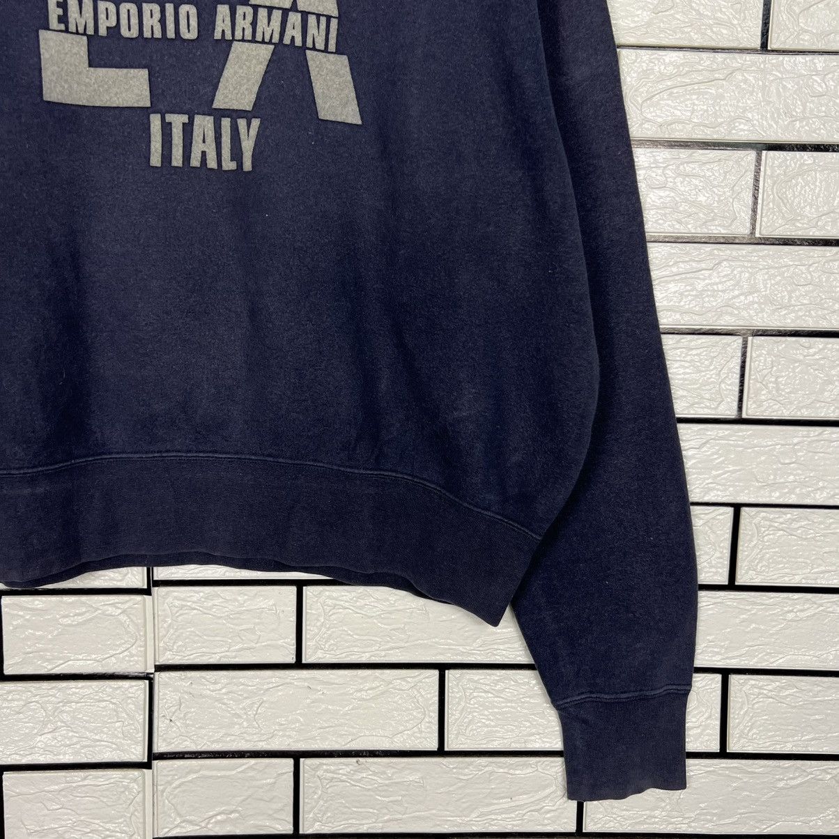 Emporio Armani EMPORIO ARMANI ITALY Cropped Crewneck Sweatshirt #4023-C183 Size M / US 6-8 / IT 42-44 - 7 Thumbnail