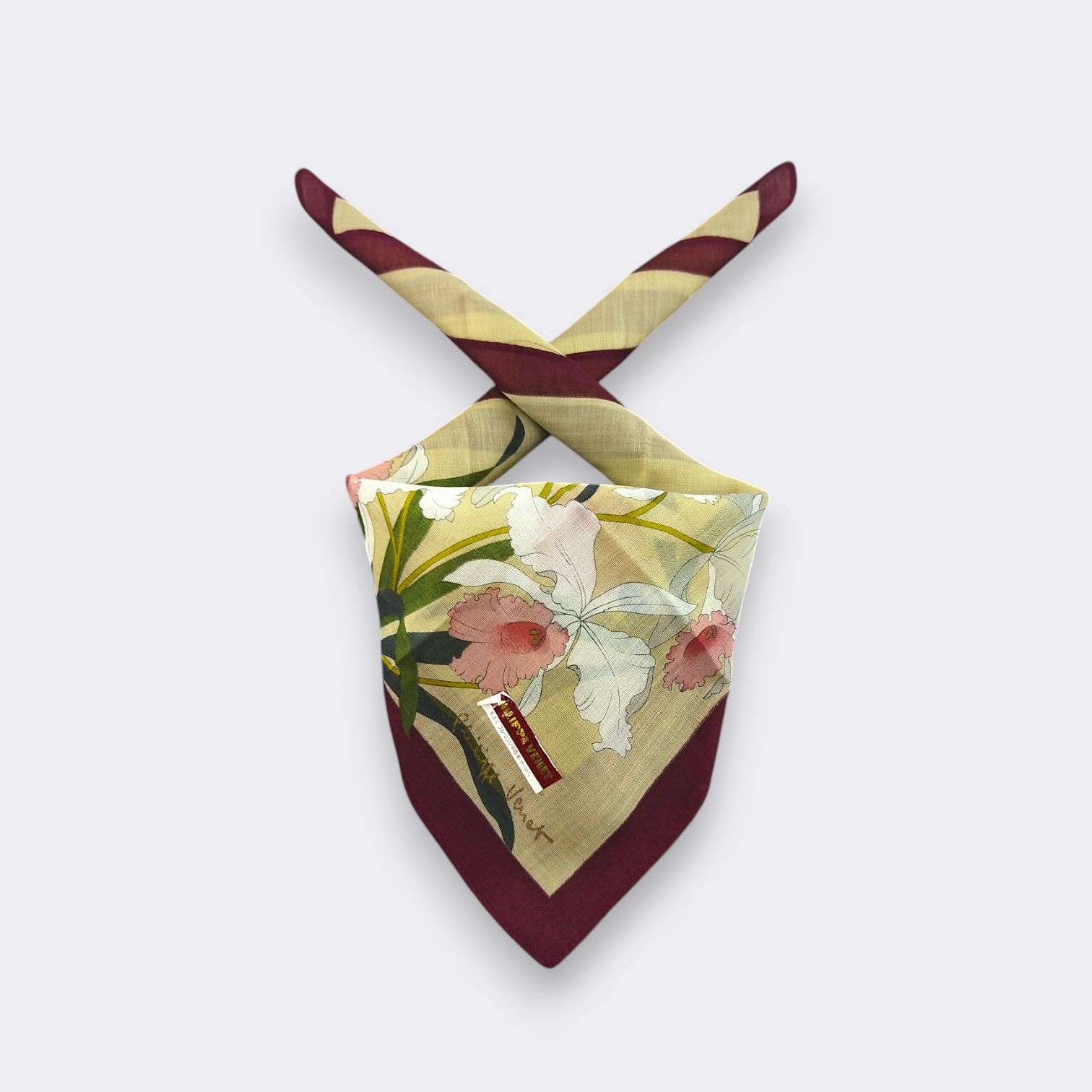 Japanese Brand Vintage Philippe Venet Handkerchief Neckerchief H469I Size ONE SIZE - 1 Thumbnail
