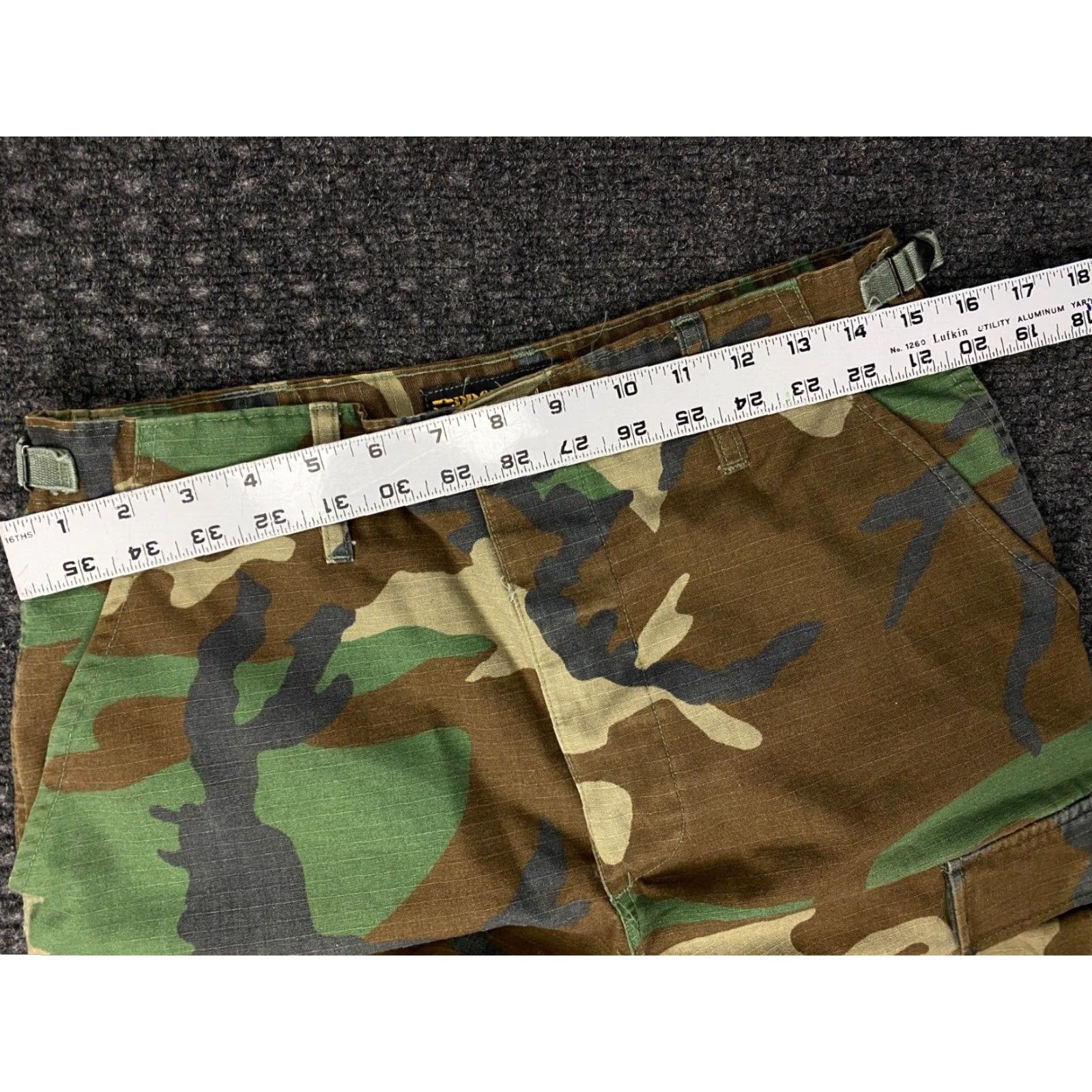 Propper VINTAGE PROPPER Pants Cargo Trousers Green Small Regular Men Army Cargo Pocket Zipper Buttons 32 in Inseam Size US 29 - 7 Thumbnail