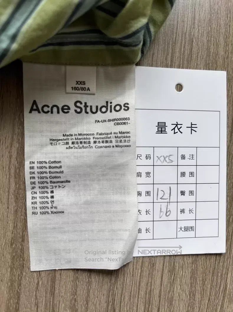 Acne Studios Acne Studios SS24 Face Expression Vertical Striped Single- Size US XXS / EU 40 - 5 Thumbnail