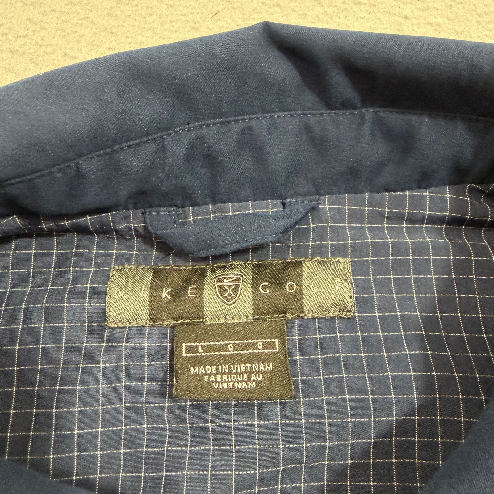 Nike Vintage Nike Golf Jacket Large Blue Full Zip Bomber 90s Size US L / EU 52-54 / 3 - 4 Thumbnail