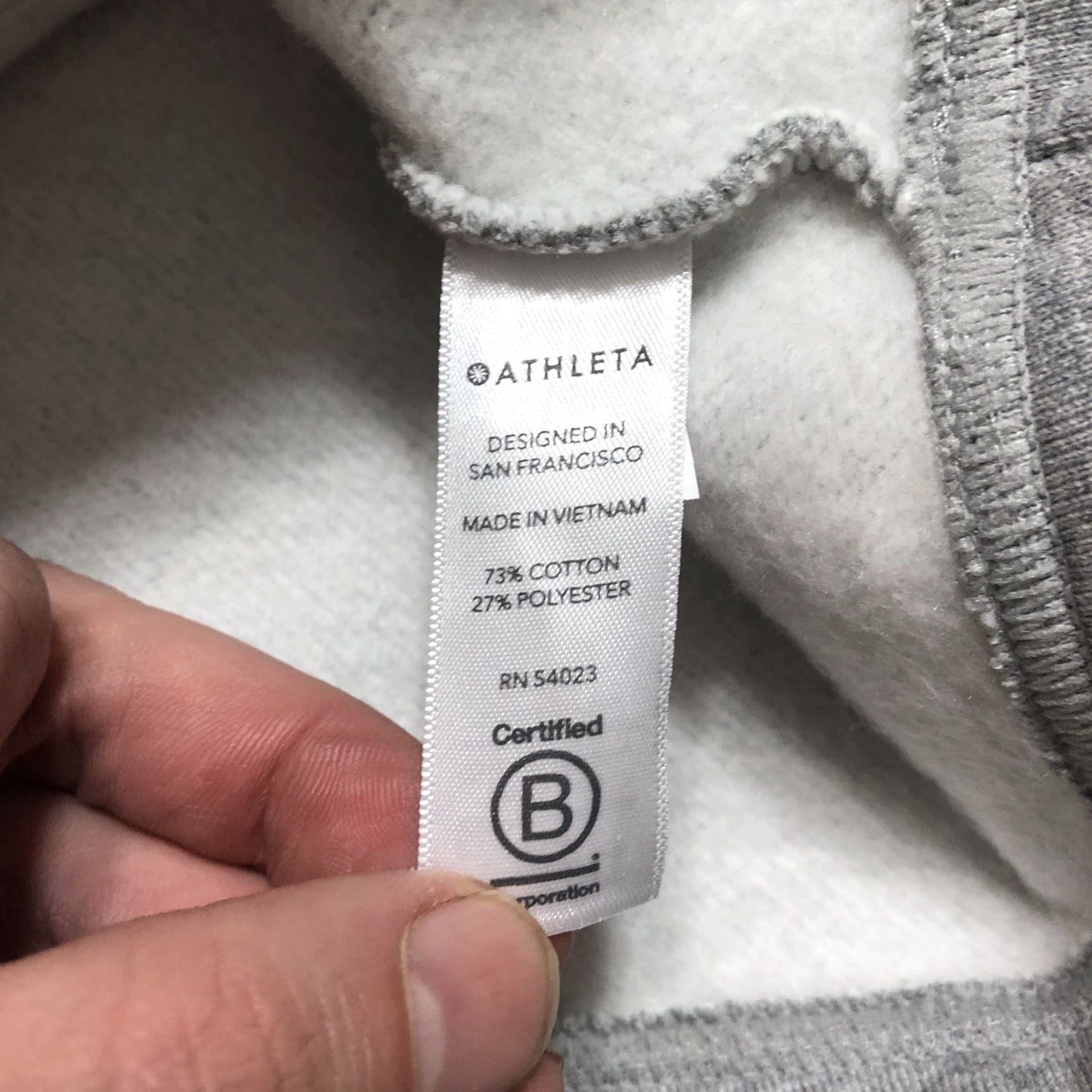 Athleta Athleta Sweatshirt Dress Cozy Tunic Light Gray XS Womens Size XS / US 0-2 / IT 36-38 - 6 Thumbnail