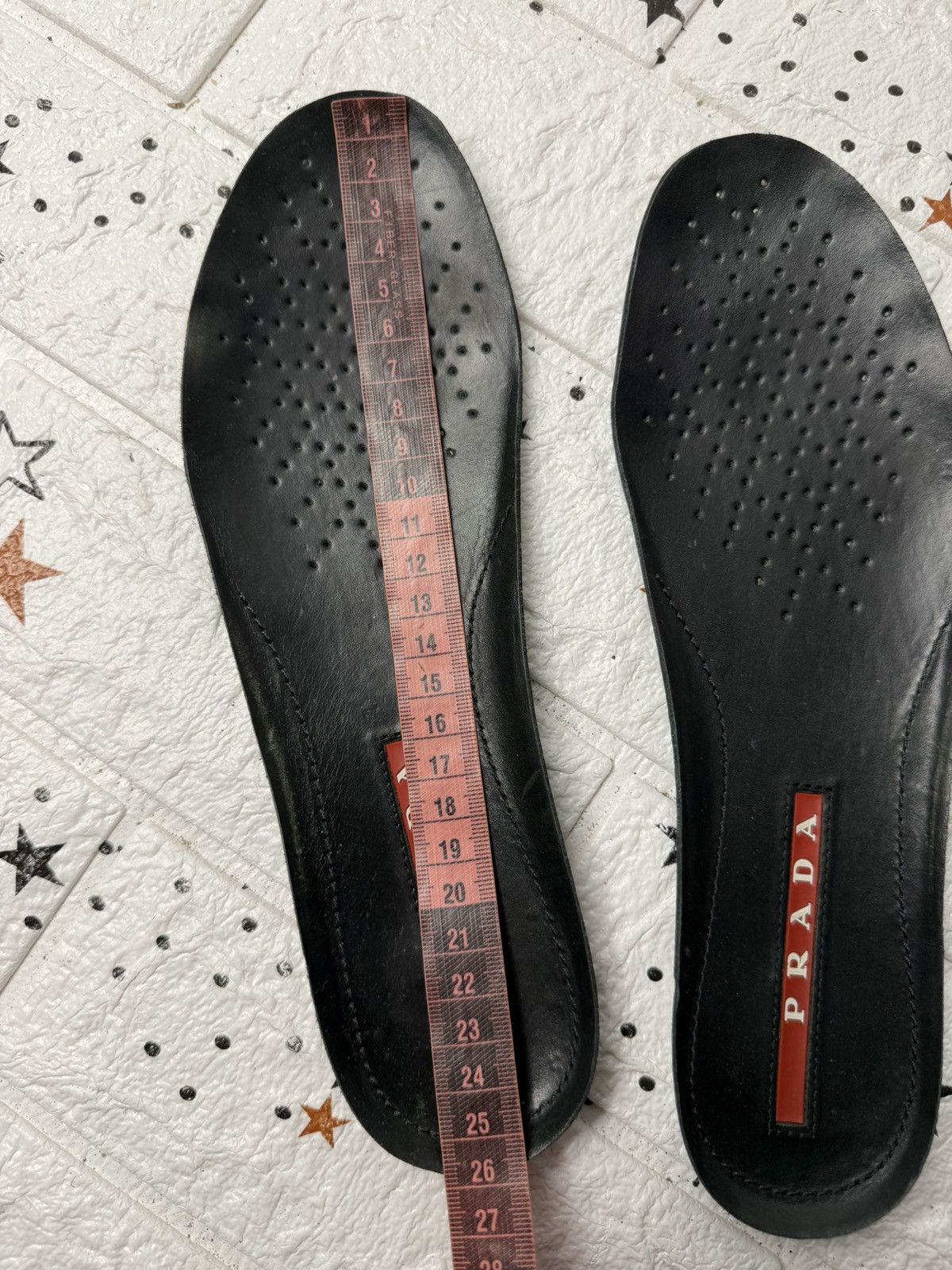 Prada Prada leather sneakers with side logo US7 UK5.5 EUR40 Black Size US 7 / EU 40 - 14 Thumbnail