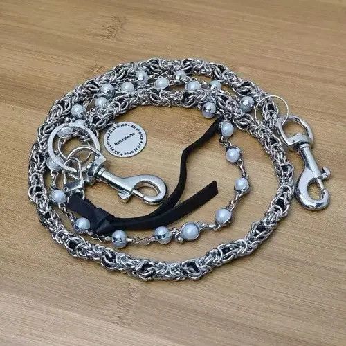VIBE 2 Layer Natural Echo Pearled Wallet Chain Size ONE SIZE - 4 Thumbnail