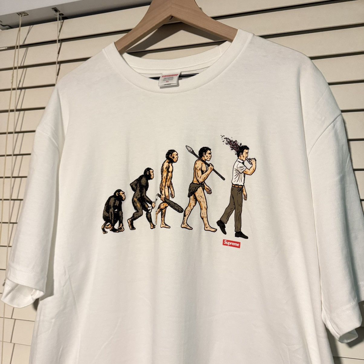 Supreme SS 26 SUPREME SEAN CLIVER EVOLUTION GRAPHIC TEE GRUNGE ERD Size US XL / EU 56 / 4 - 1 Thumbnail