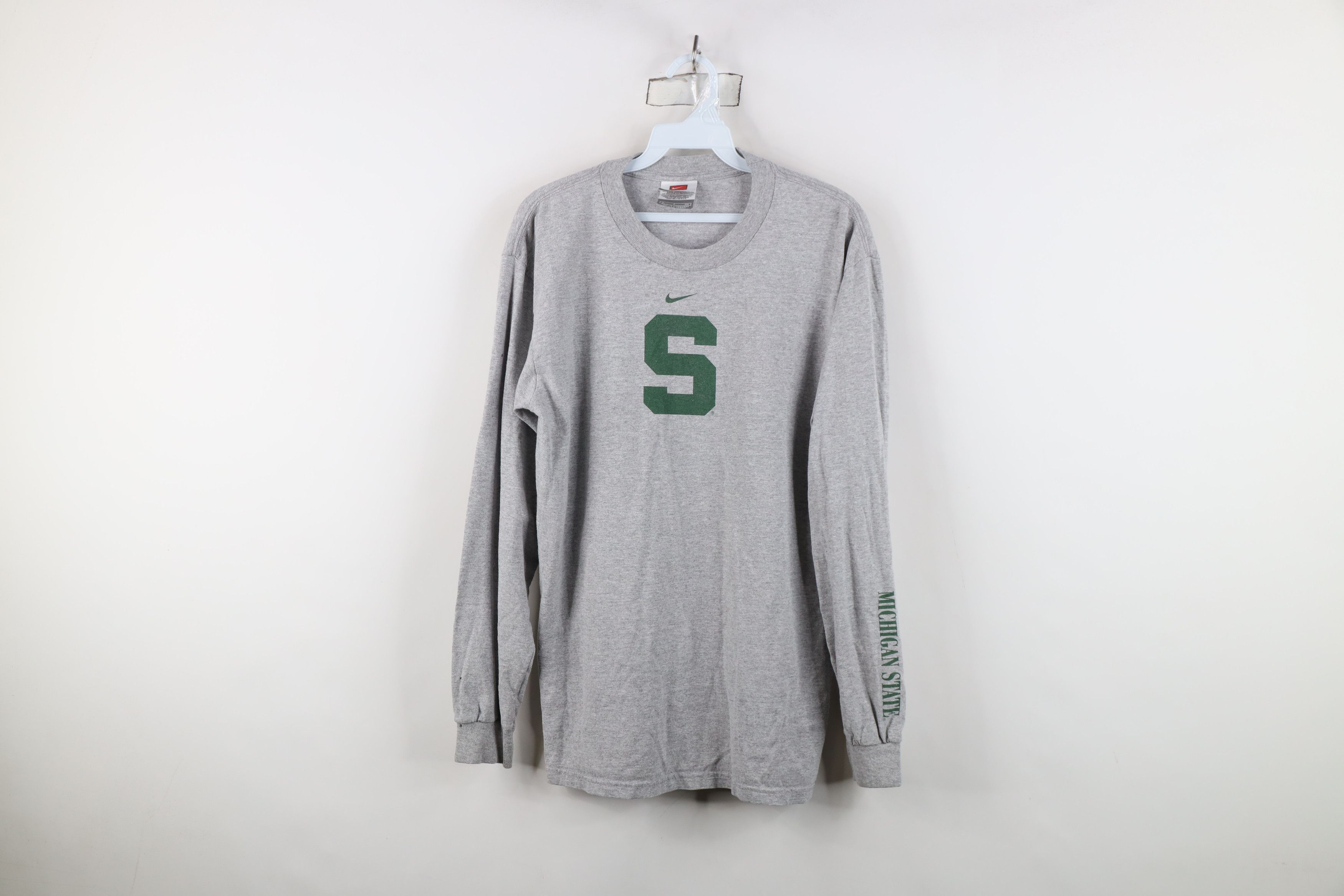 Nike Vintage Nike Center Swoosh Michigan State University T-Shirt Size US S / EU 44-46 / 1 - 1 Thumbnail
