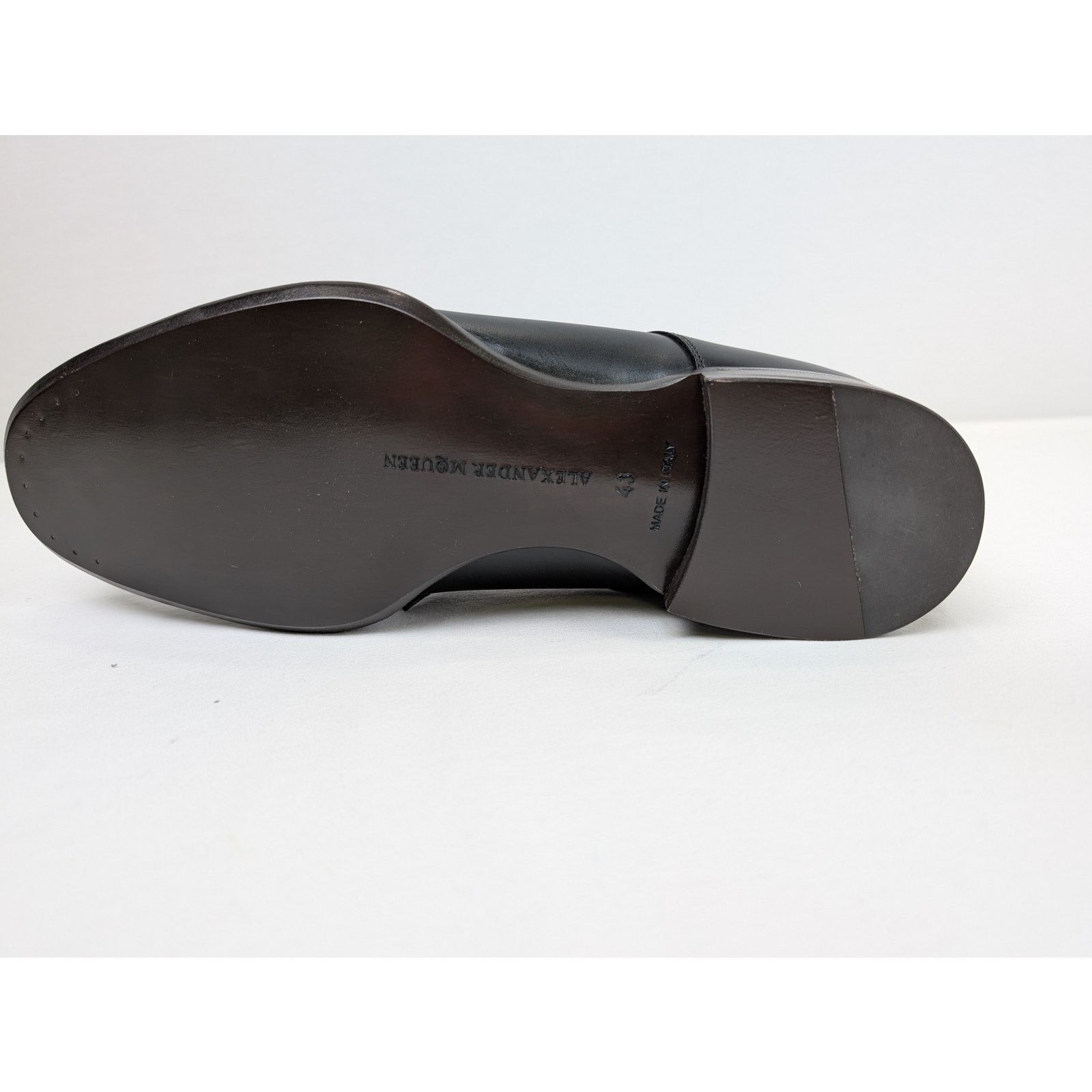 Alexander McQueen o1rshd1 Scarpa Pelle S.Cuoio Calf Boots Shoe in Black Size US 10 / EU 43 - 15 Thumbnail