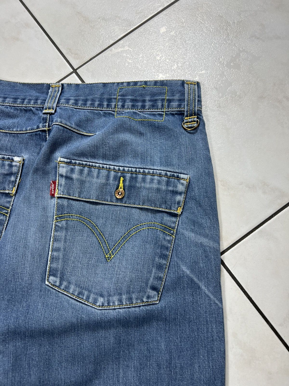 Levi's Vintage Levi’s y2k engineered jeans distressed denim pants Size US 32 / EU 48 - 15 Thumbnail
