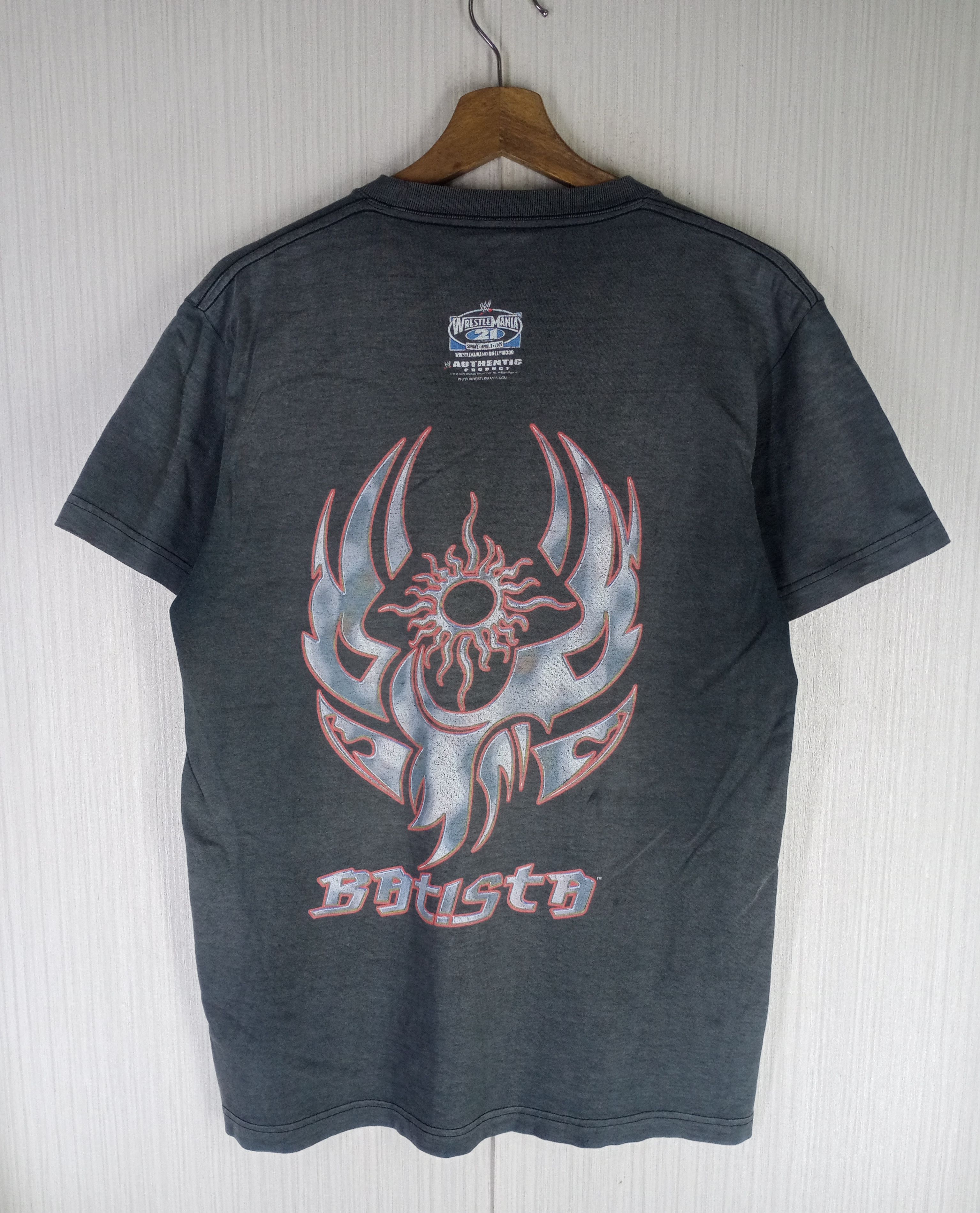 WWE × WWF Rare Vintage Batista WWE Tshirt Size US M / EU 48-50 / 2 - 1 Thumbnail