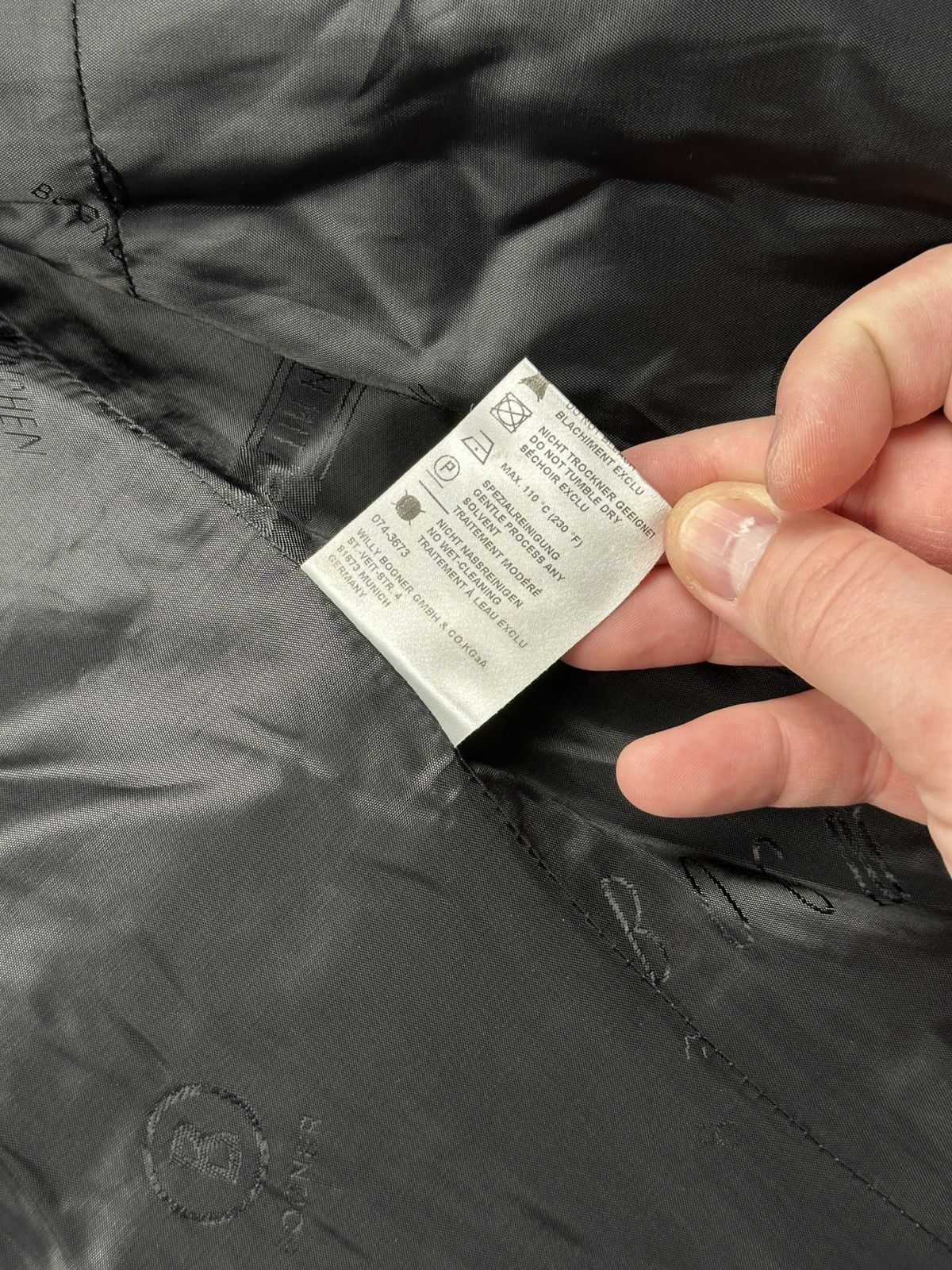 Bogner Rare Vintage Bogner Wool-Blend Tailored Jacket Leather Trim Size L / US 10 / IT 46 - 13 Thumbnail