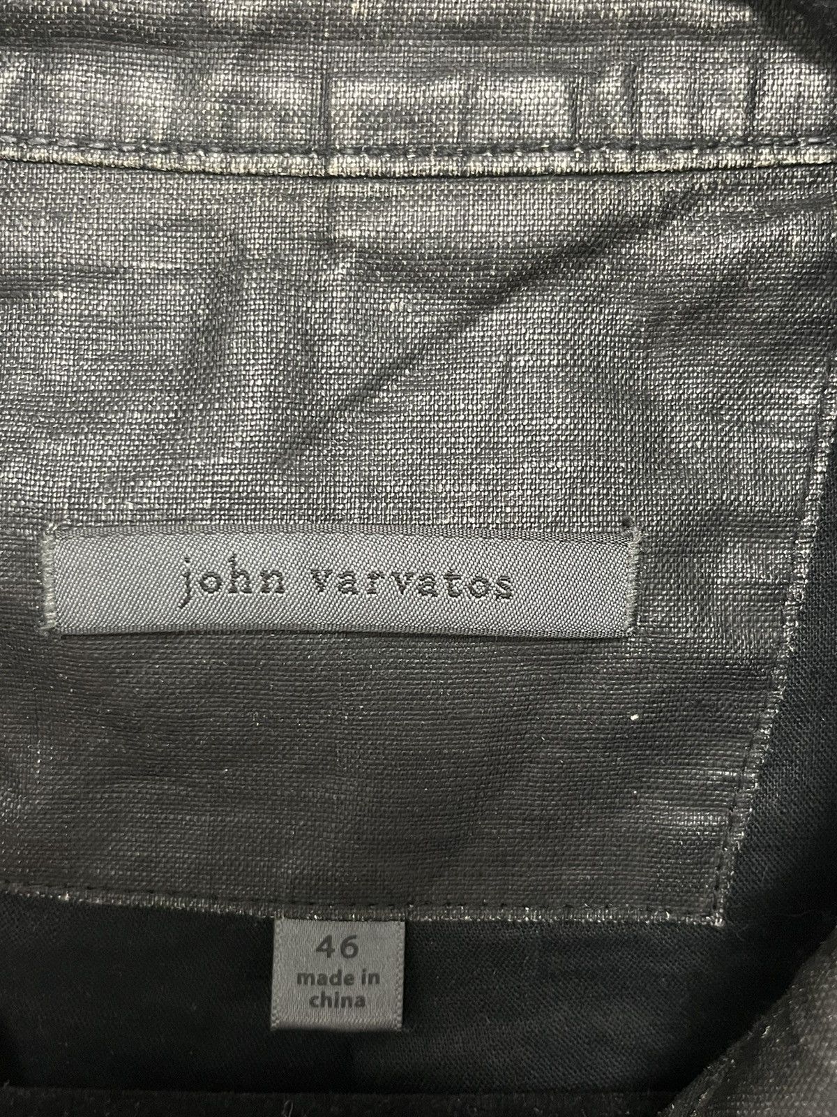 John Varvatos Coated Linen Moto jacket. 36 Size US S / EU 44-46 / 1 - 12 Thumbnail