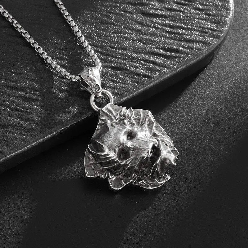 Jewelry Gothic Skull Mummy Pendant Necklace Size ONE SIZE - 4 Thumbnail