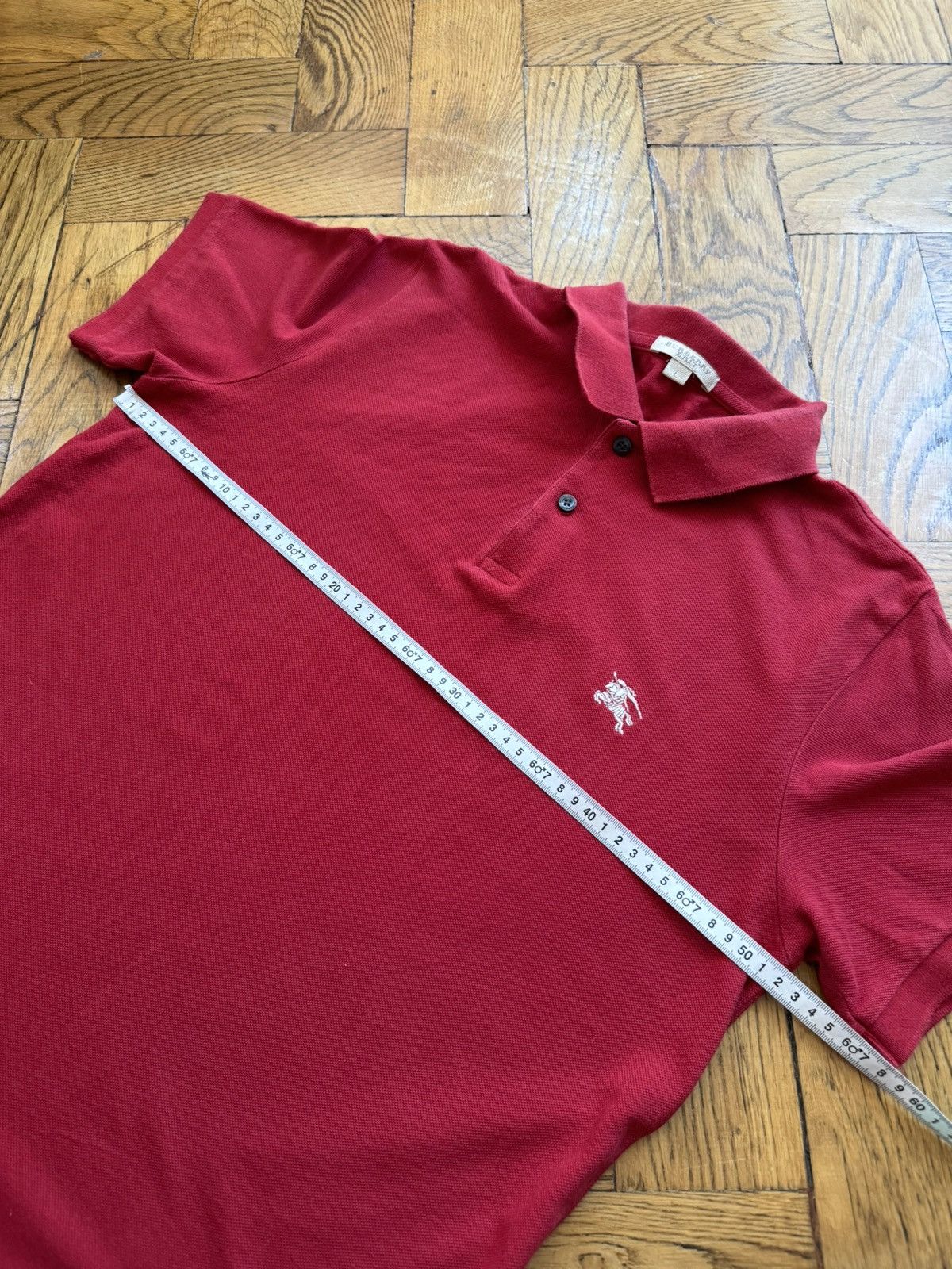 Burberry × Designer × Vintage Burberry logo polo t shirt Size US L / EU 52-54 / 3 - 9 Thumbnail