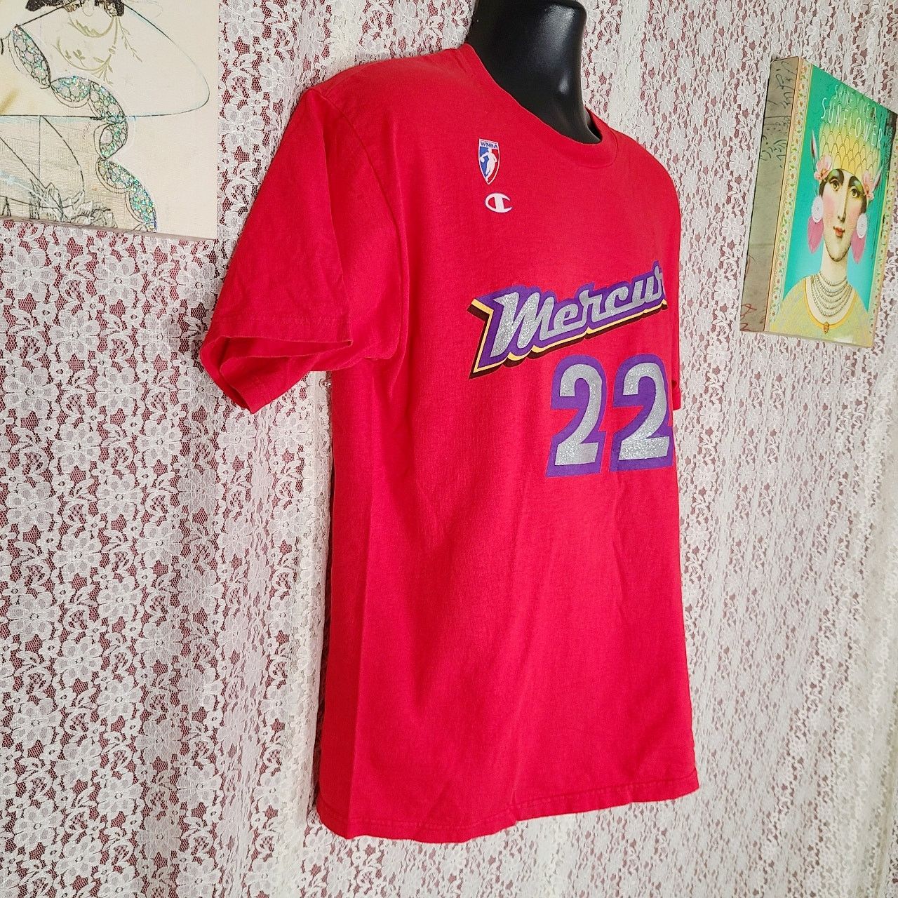 Champion WNBA Mercury 22 signed Jennifer Gillom t-shirt size large Size L / US 10 / IT 46 - 2 Thumbnail
