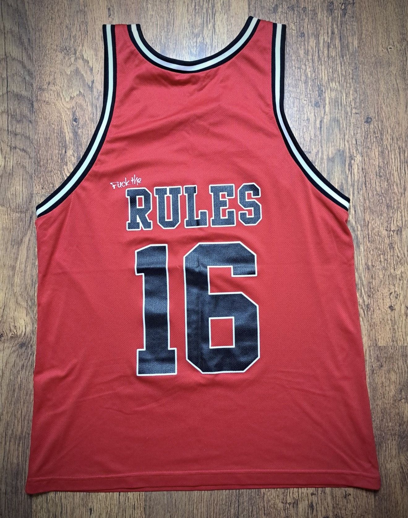 Band Tees FIRST BLOOD x FUCK THE RULES x Jersey 2016 Size US XXL / EU 58 / 5 - 2 Thumbnail