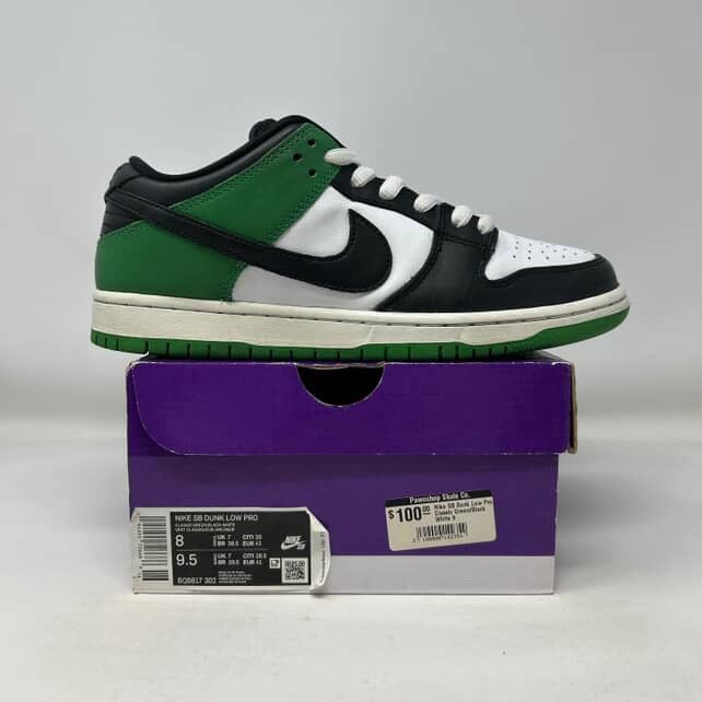 Nike SB Nike SB Dunk Low Classic Green Size US 8 / EU 41 - 1 Thumbnail