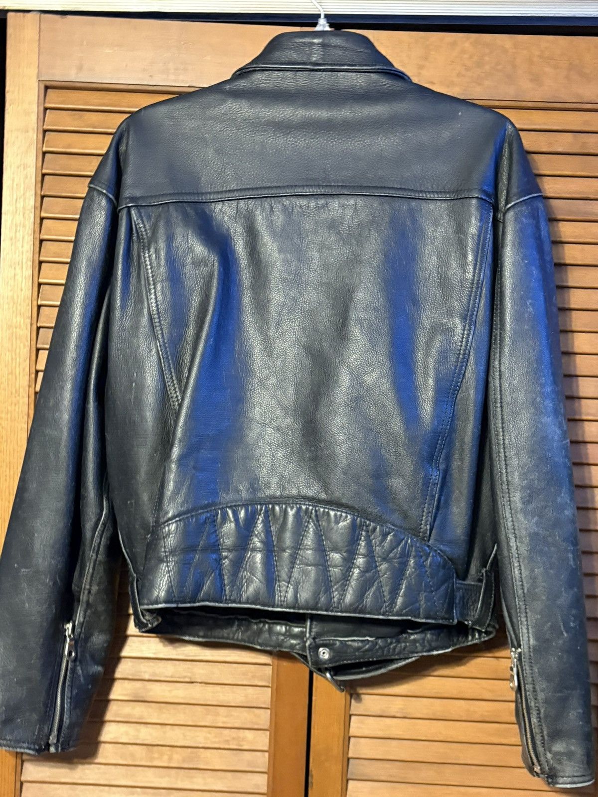 Guess Vintage Guess Marciano Genuine Leather Moto Jacket Medium Size US M / EU 48-50 / 2 - 6 Thumbnail