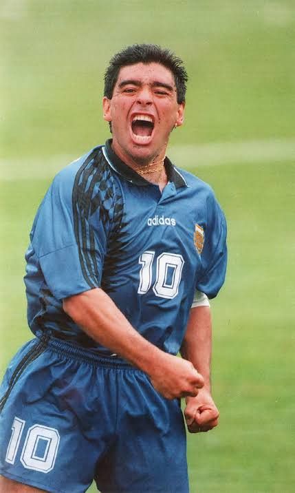Adidas 1994 The Last World Cup Jersey Maradona Size US L / EU 52-54 / 3 - 9 Thumbnail