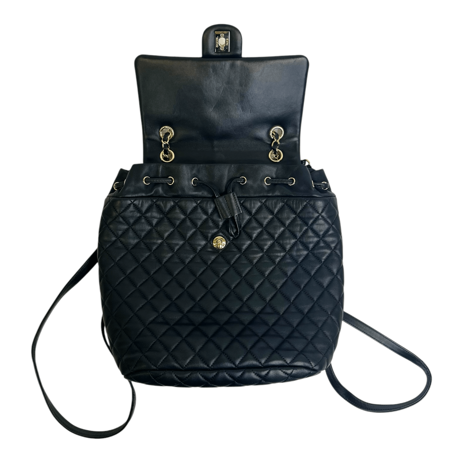 Chanel Chanel Lambskin Quilted Large Urban Spirit Backpack Black Size ONE SIZE - 6 Thumbnail