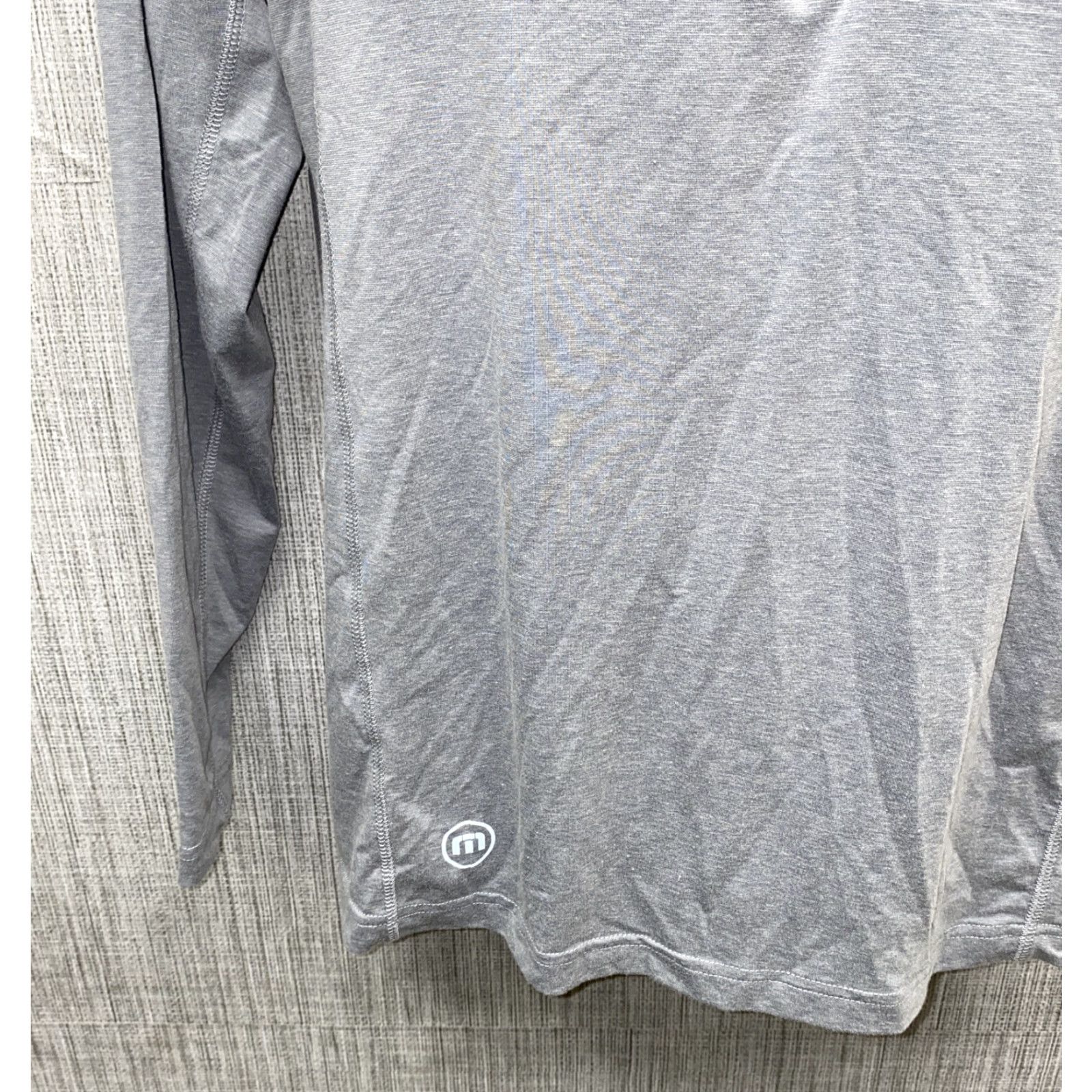 TravisMathew Travis Mathew Mens Gray Polyester Blend 1/2 Zip Pullover Jacket Size S Coat Jacket? Size US S / EU 44-46 / 1 - 5 Thumbnail
