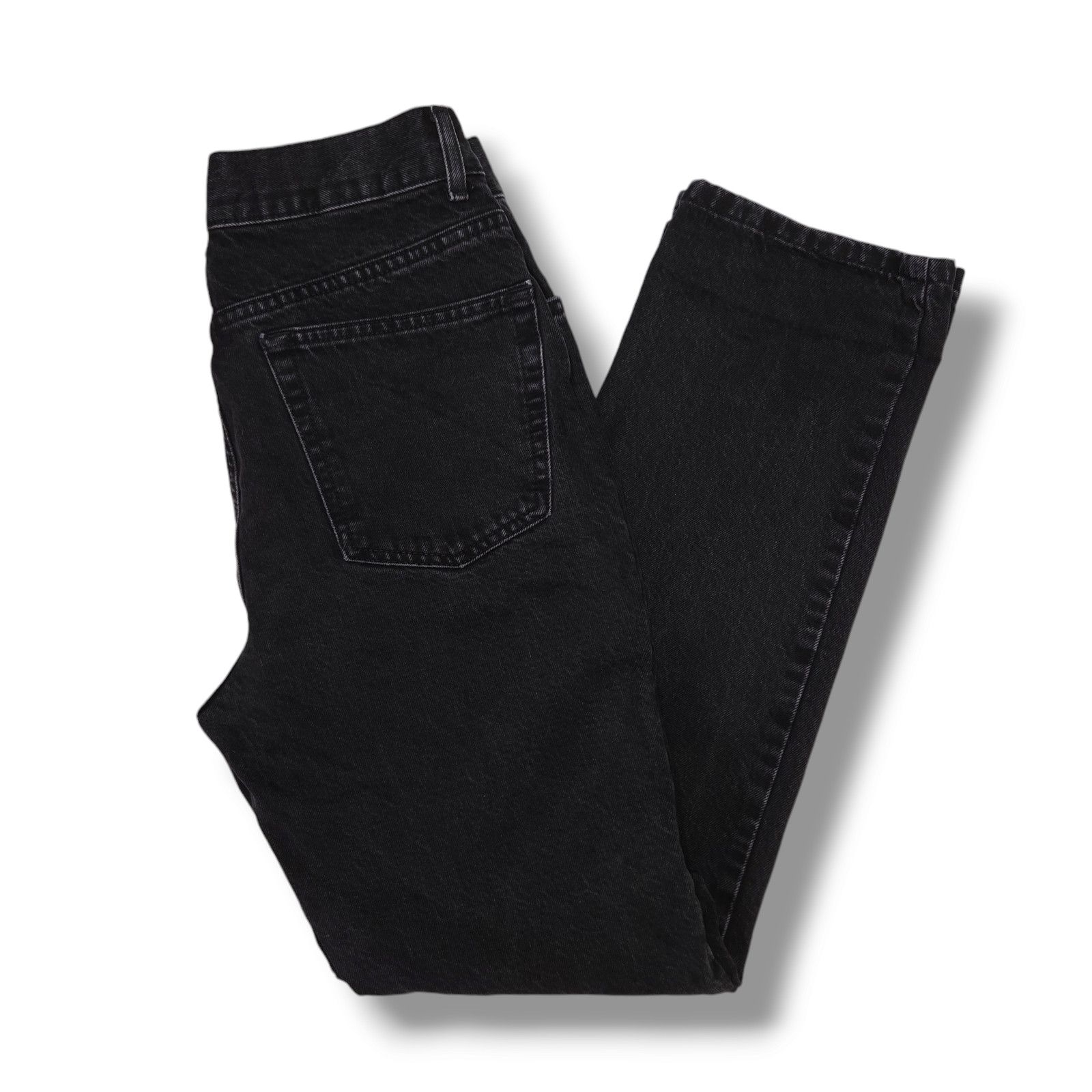 Asos EUC ASOS 100% Cotton Button Fly Straight Jeans Sz. 28x29 Size 28" / US 6 / IT 42 - 1 Thumbnail