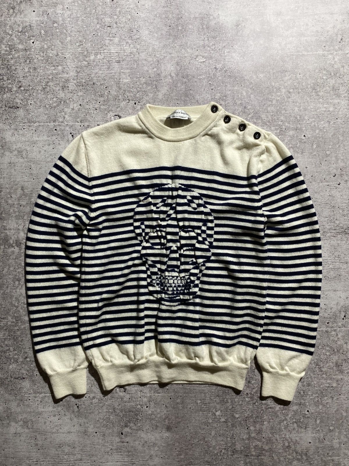 Alexander McQueen 💀Alexander Mqueen rare SKULL sweater Size L / US 10 / IT 46 - 1 Thumbnail