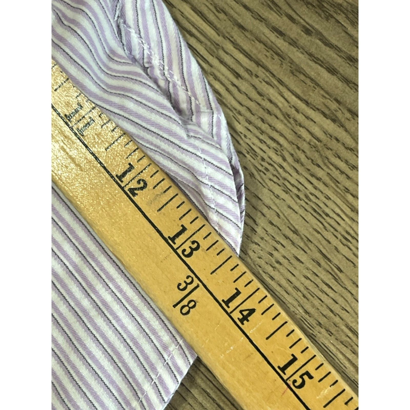 George George Shirt Womens XL Button-Up Casual Regular Long Sleeve Collared 16-18 Purple White Black Vintage No N/A Size XL / US 12-14 / IT 48-50 - 7 Thumbnail