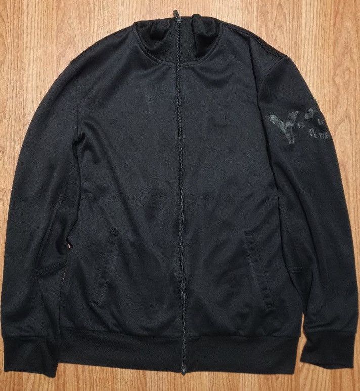 Adidas × Japanese Brand × Yohji Yamamoto Adidas Y-3 Yohji Yamamoto Mens Black Poly Track Zip Jacket Size US XL / EU 56 / 4 - 9 Thumbnail