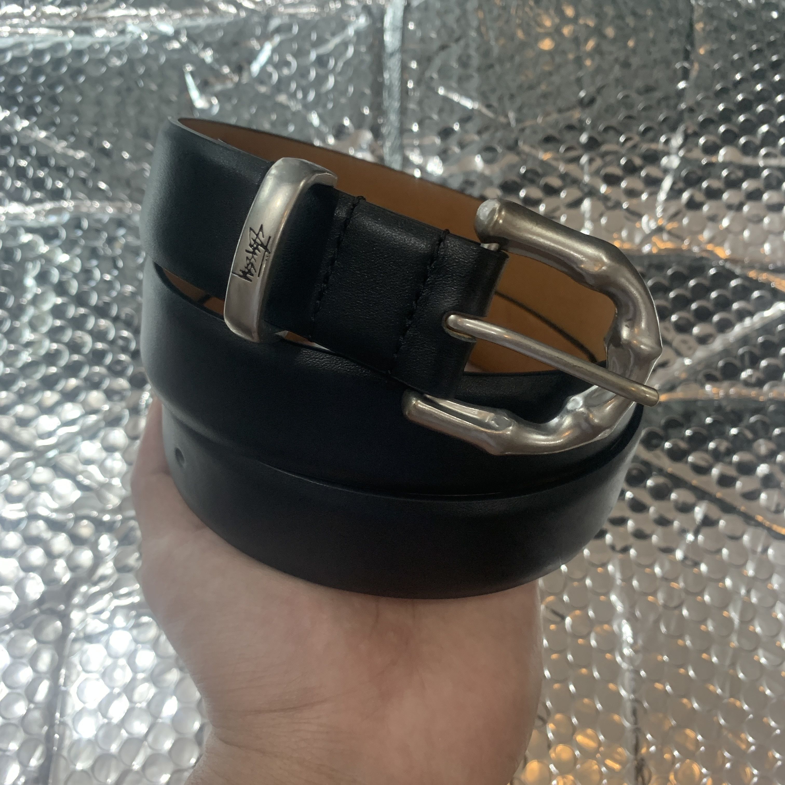 Stussy Stussy BAMBOO BUCKLE BELT Citron Croc (S/M) | Grailed