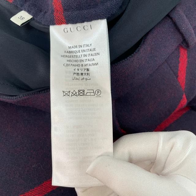 Gucci Gucci Purple wool logo skirt Size 25" / US 0 / IT 36 - 7 Thumbnail
