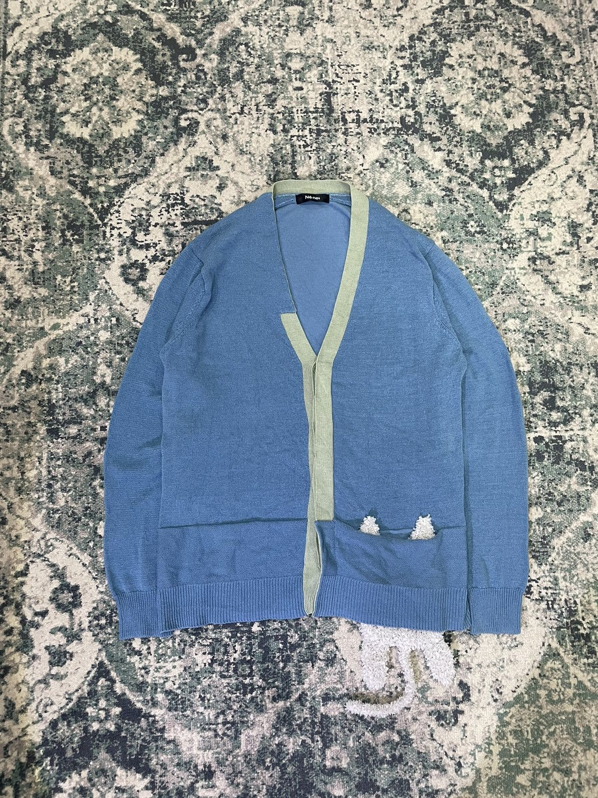 Issey Miyake Ne-Net By Issey Miyake 3D Monkey Pocket Cardigan Size US M / EU 48-50 / 2 - 2 Thumbnail